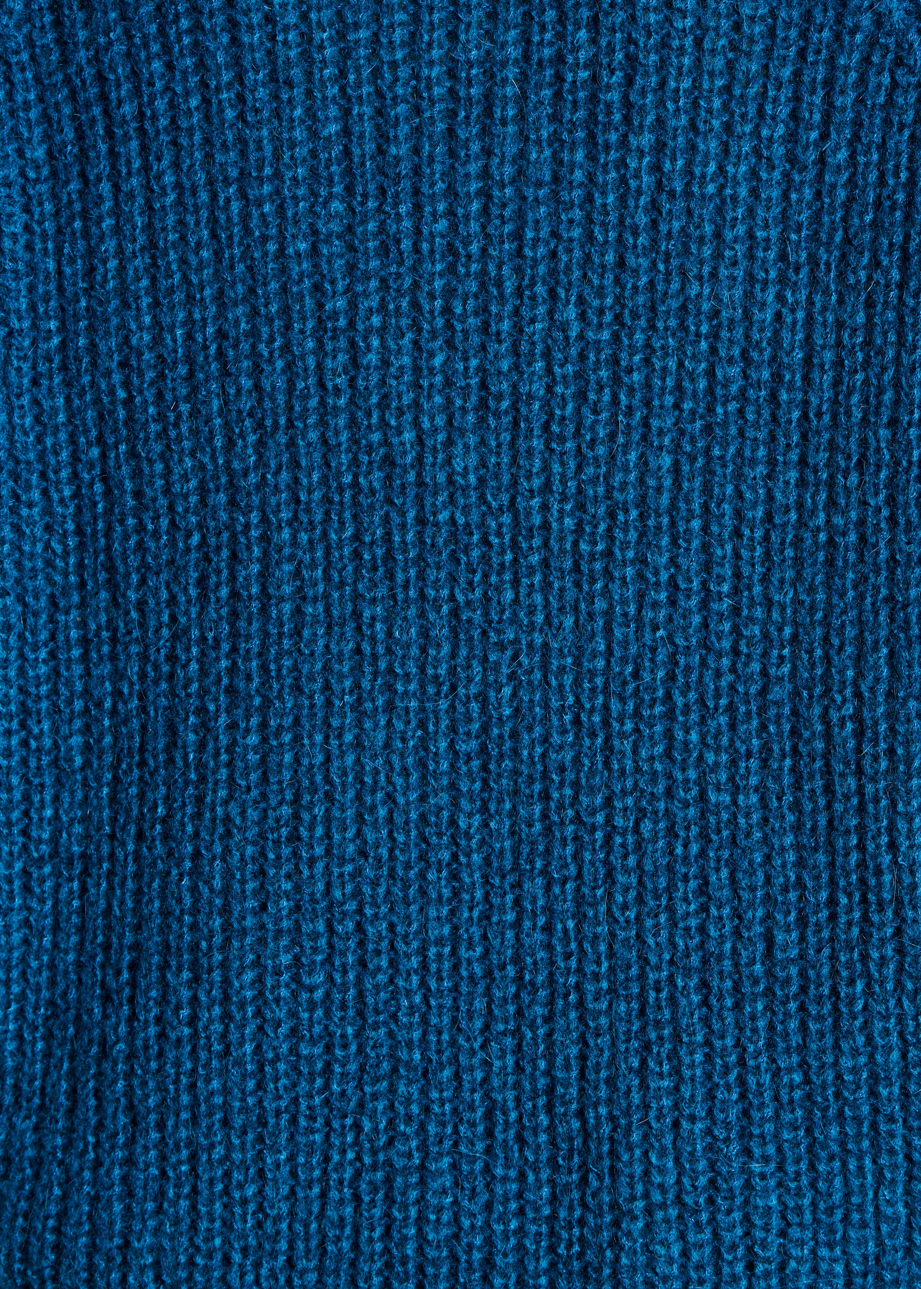 Petrol blue wool sweater