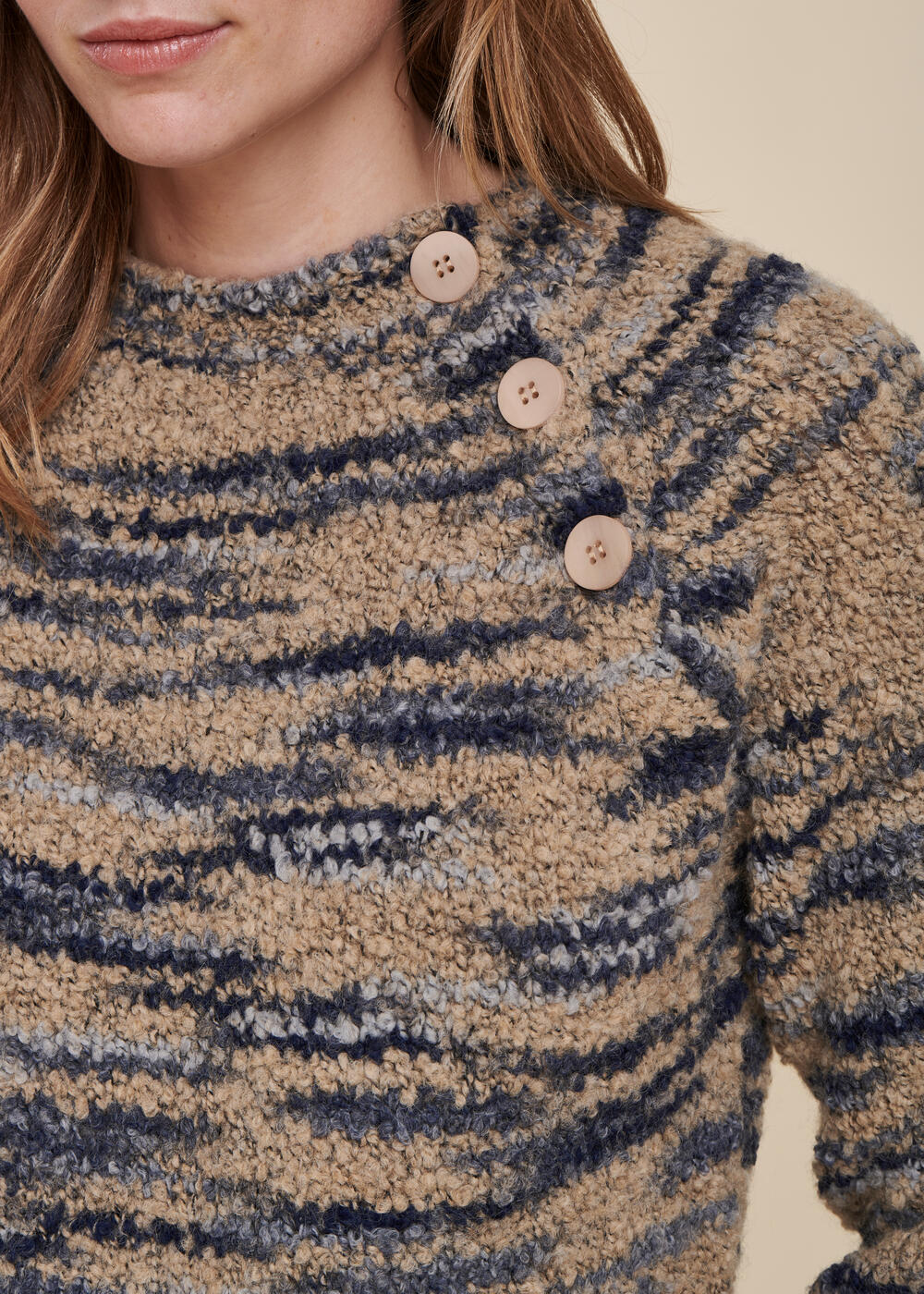 Ausgefallener Strickpullover