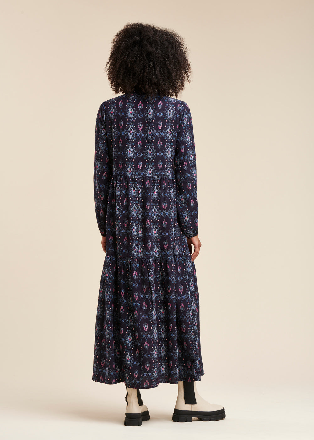 Robe longue imprimée