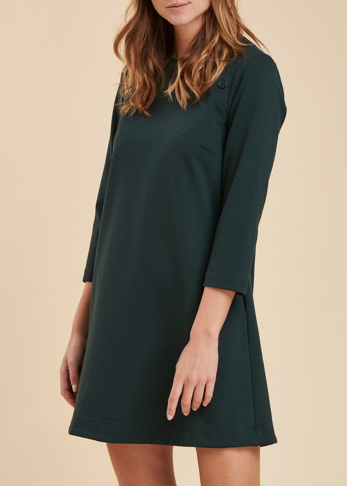 Kurzes Kleid aus Milanojersey