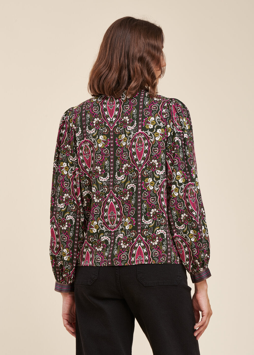 Top de viscose Ecovero com estampa floral