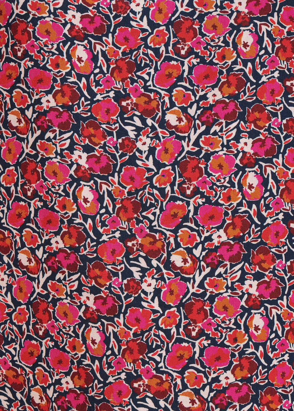 Ecovero viscose top met bloemenprint