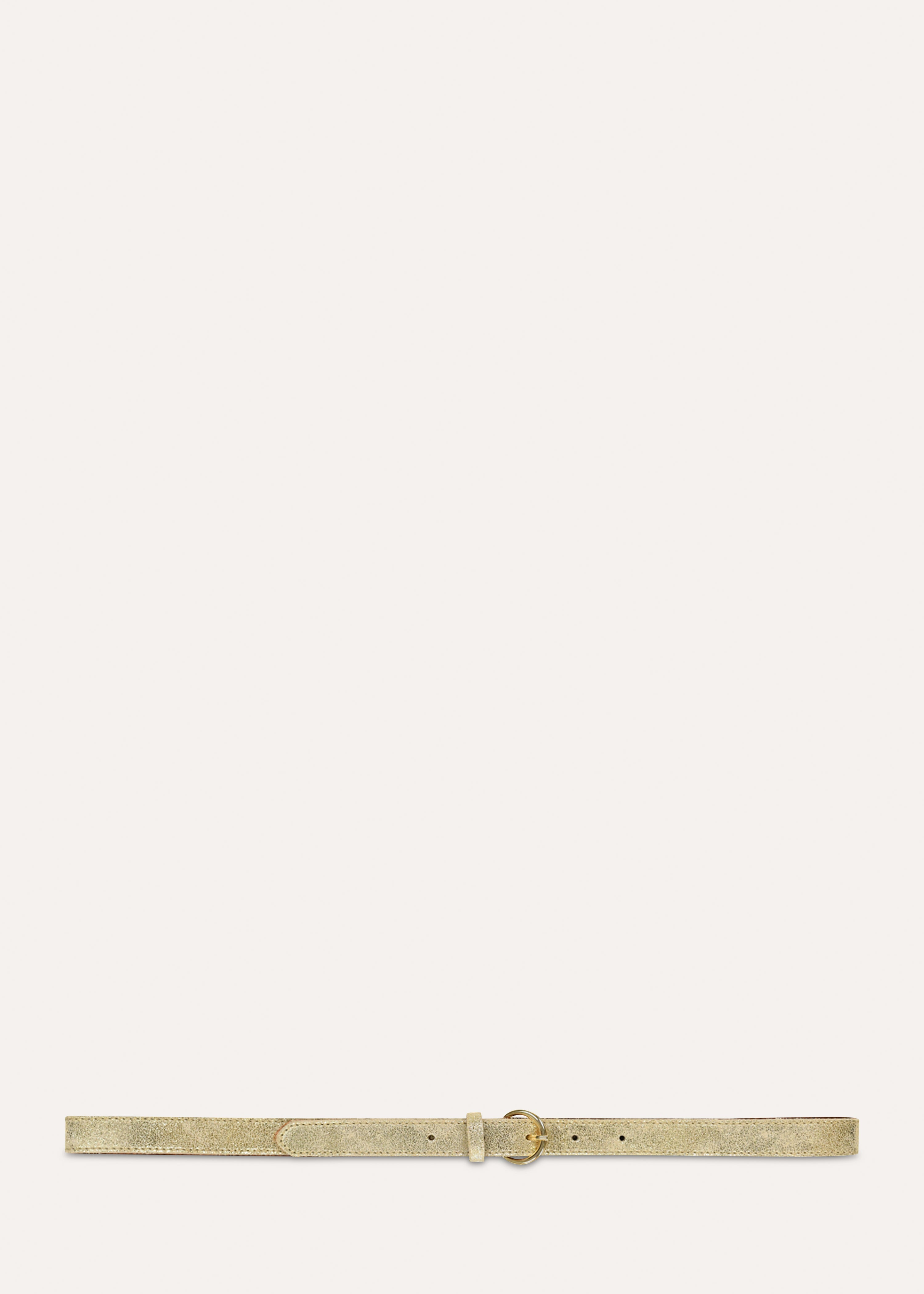 Ceinture fine dorée