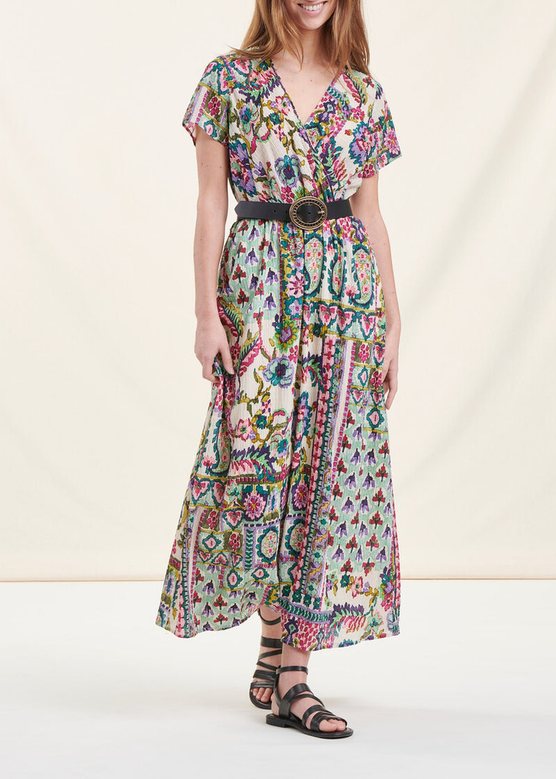Short De Grossesse En Lin Rouge - Marque La Fée Maraboutée - Taille 40 - Occasion En Très Bon état