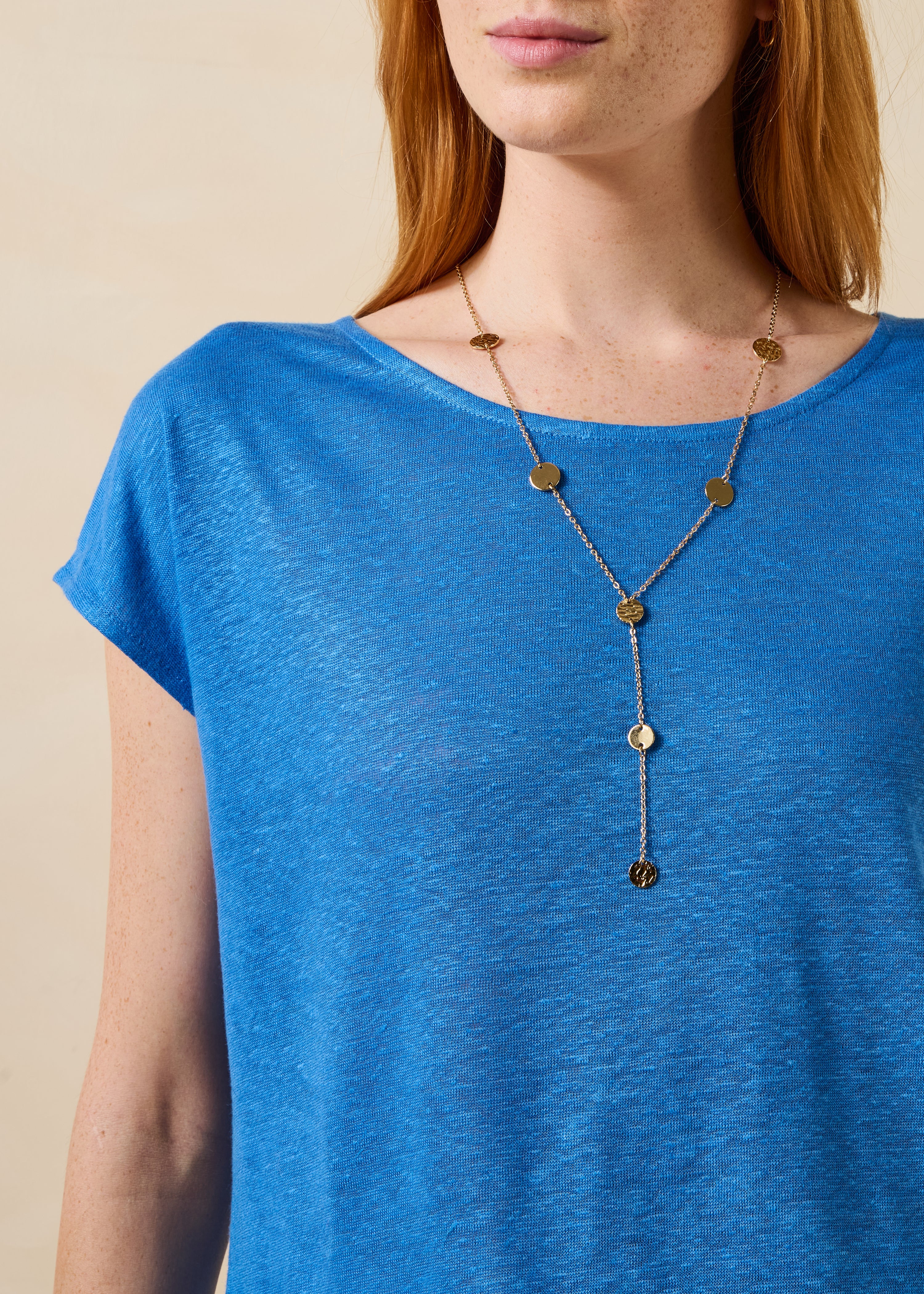 T-shirt bleu roi