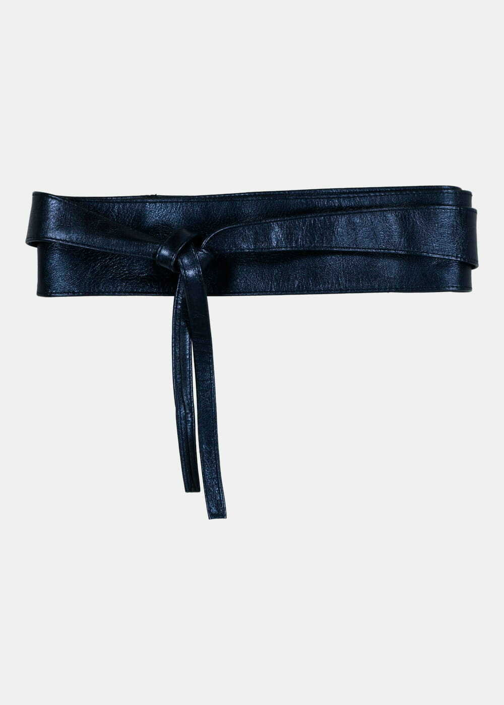 Ceinture à nouer bleu marine