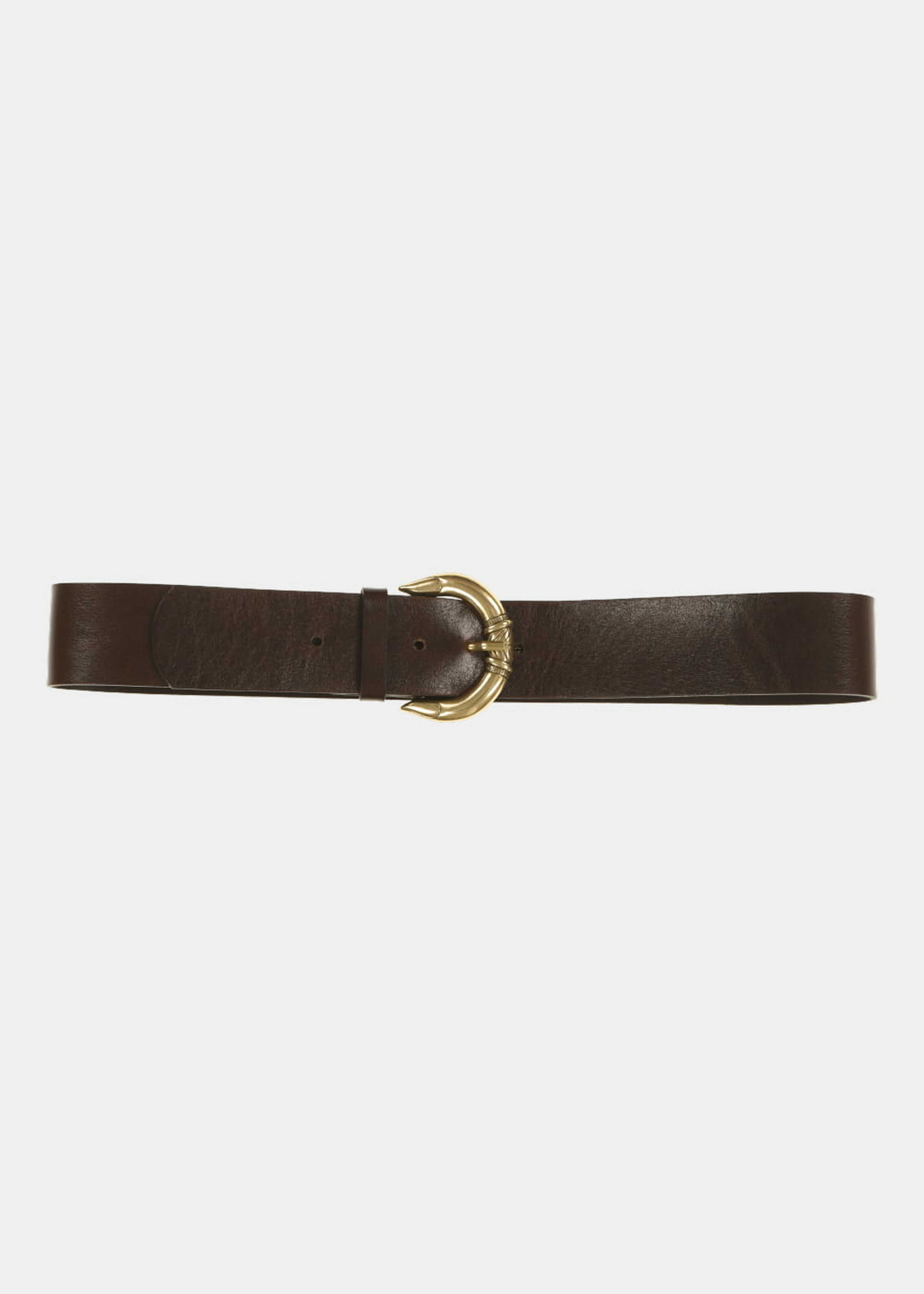 Ceinture aubergine boucle western