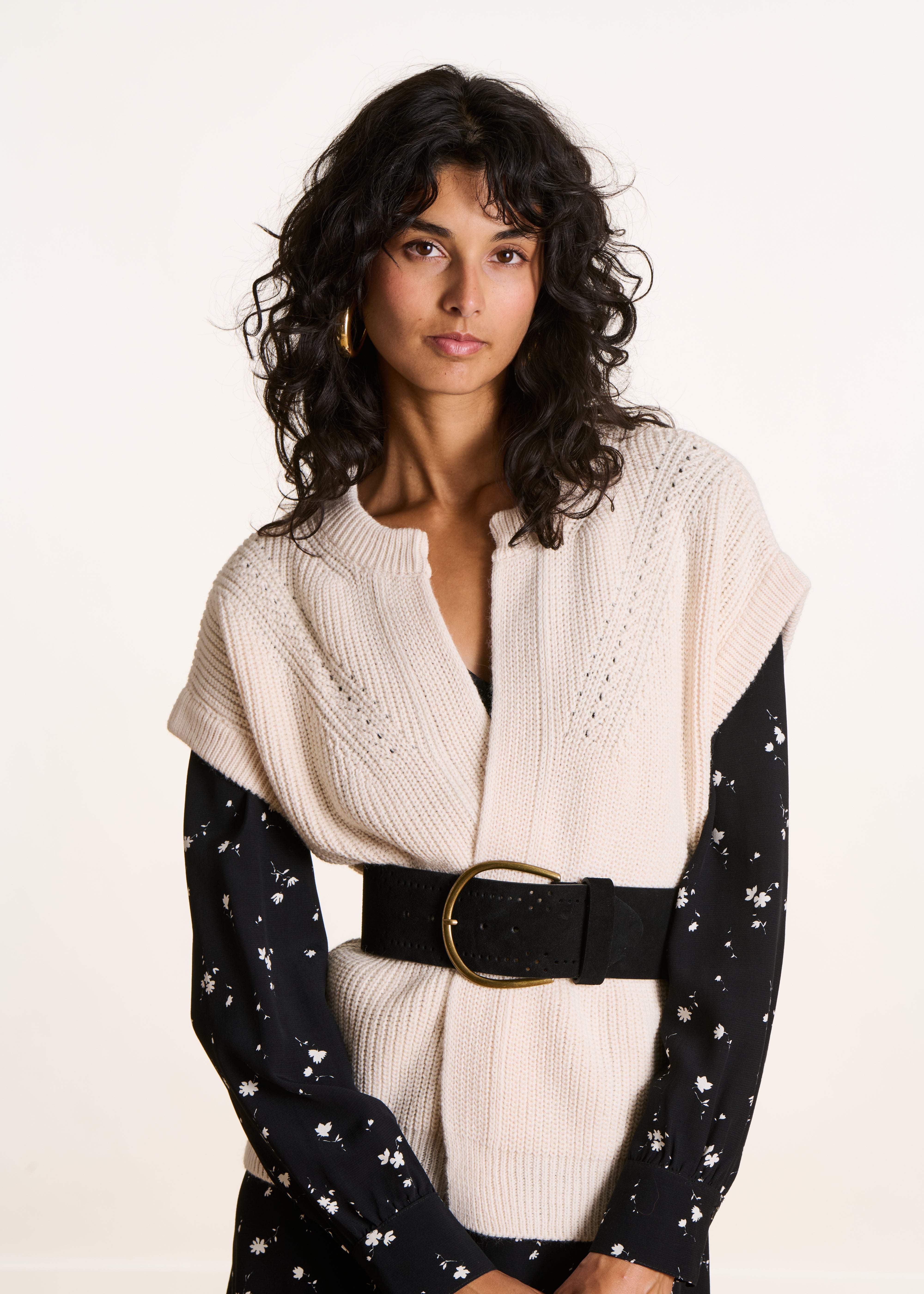 Ceinture large noire