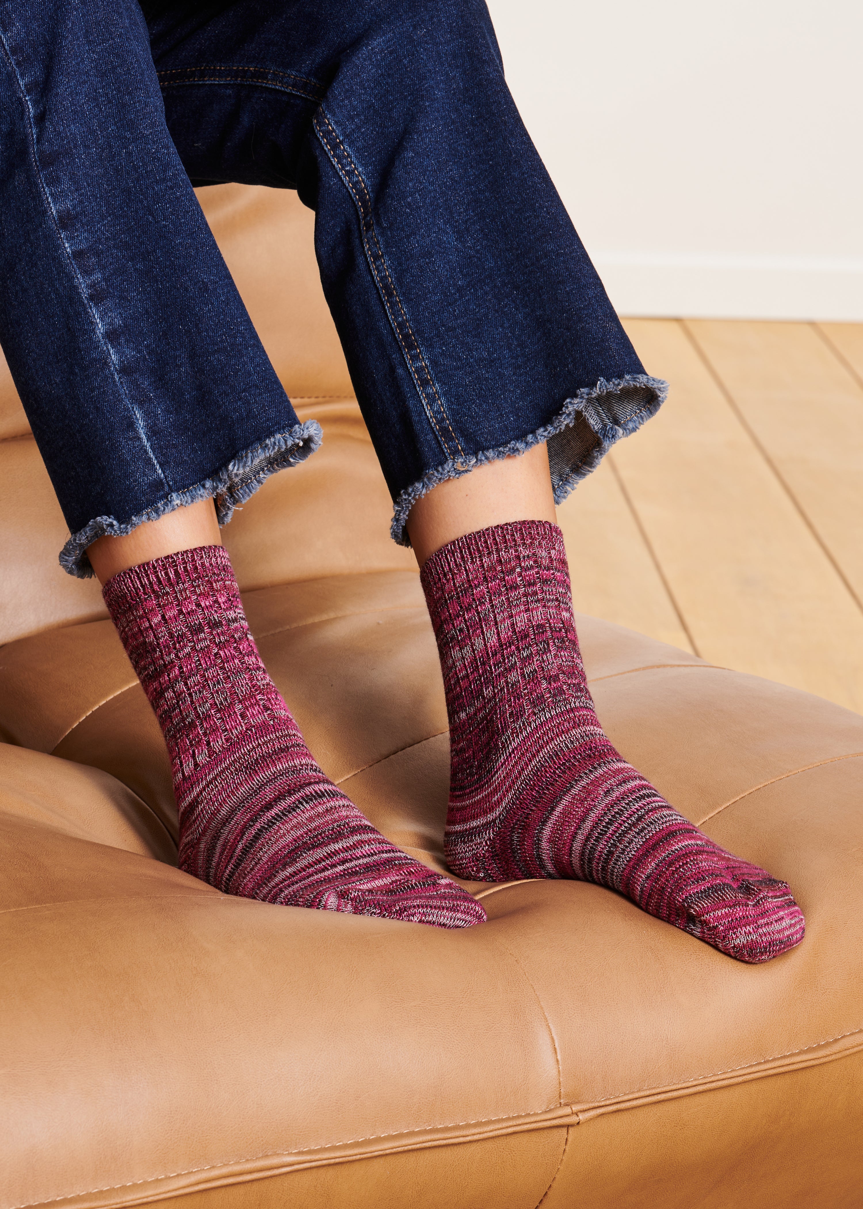 Set of two pairs of fancy socks