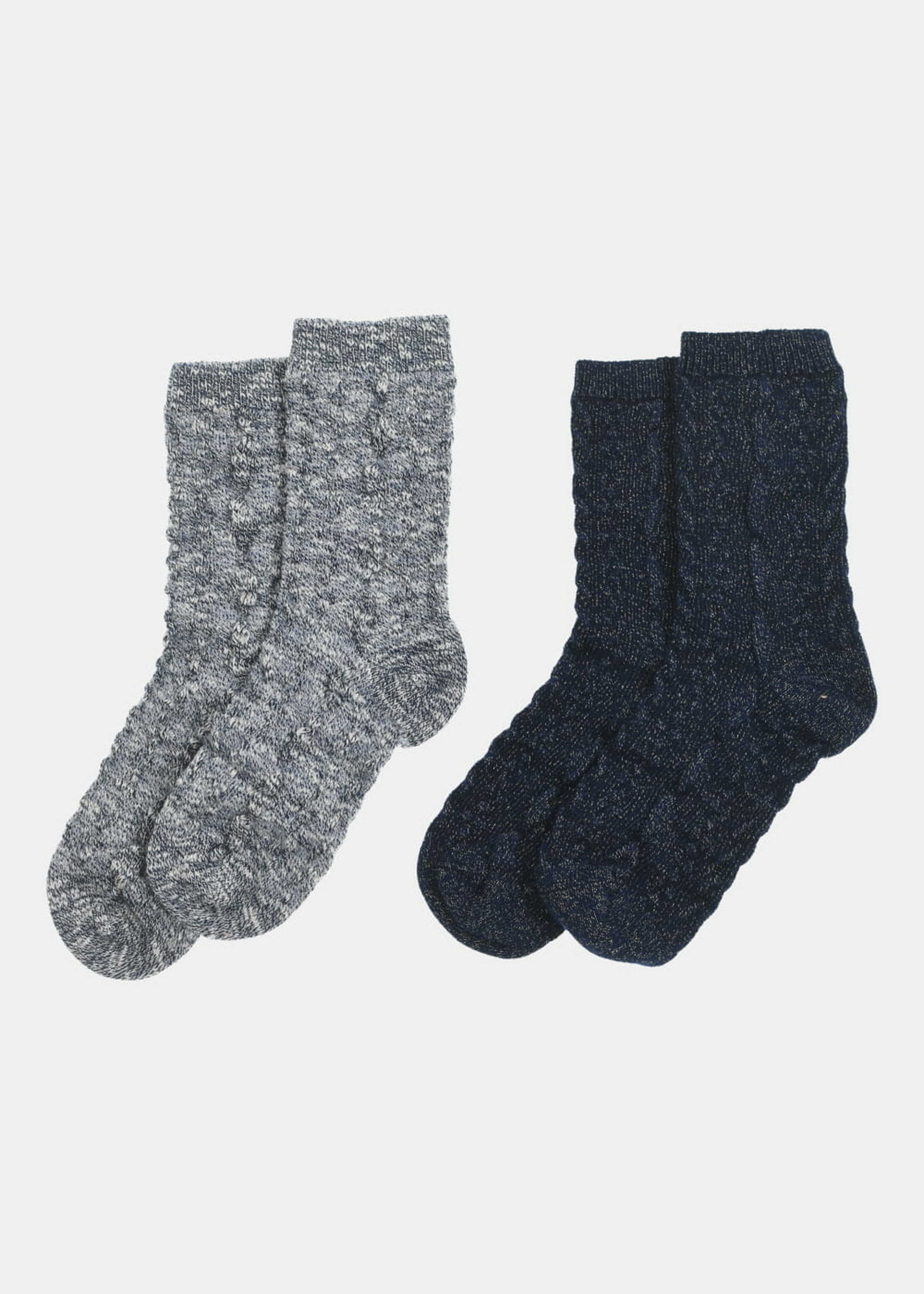 Set of two pairs of fancy socks