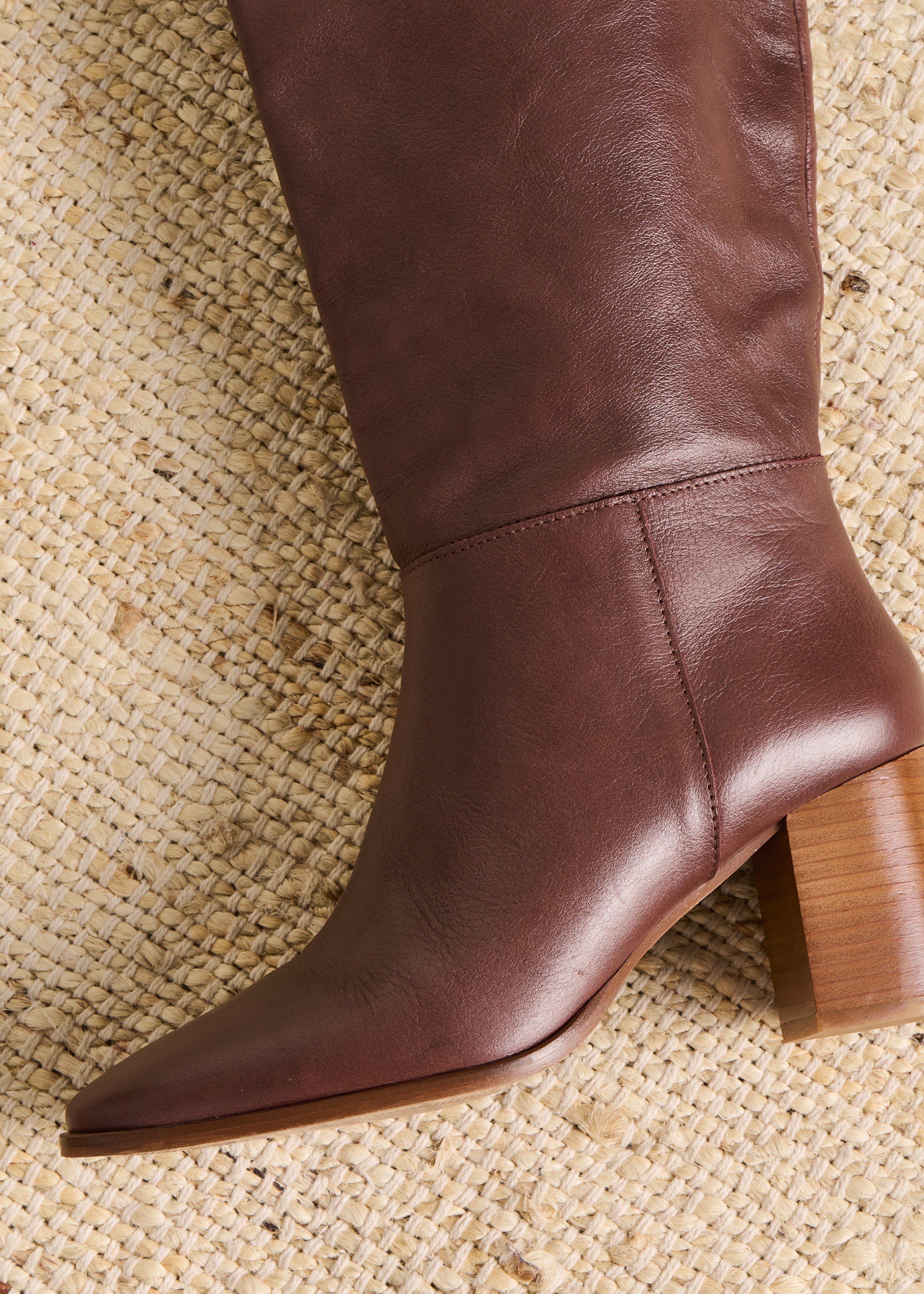 Bottes marron à talons