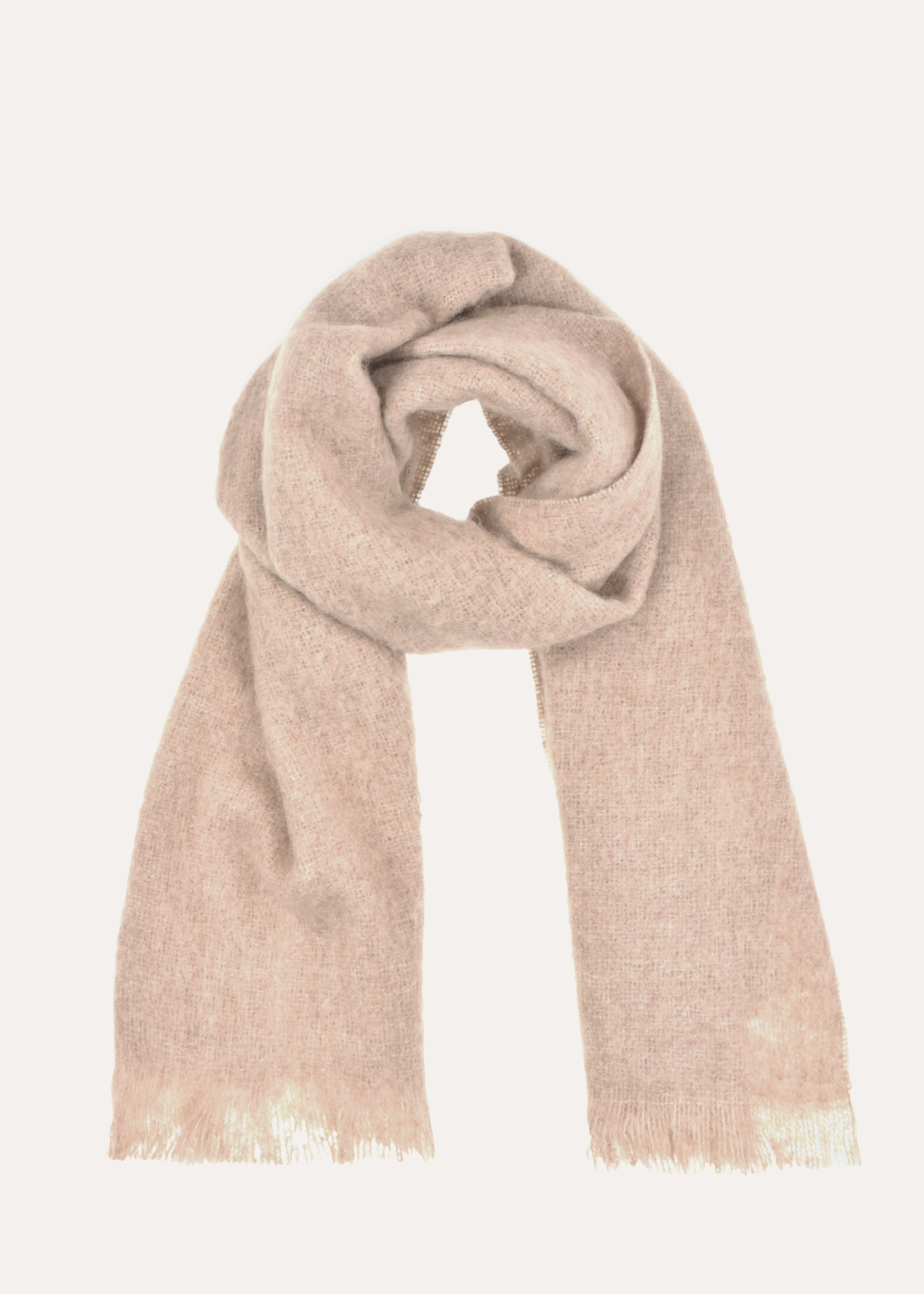 Écharpe unie beige