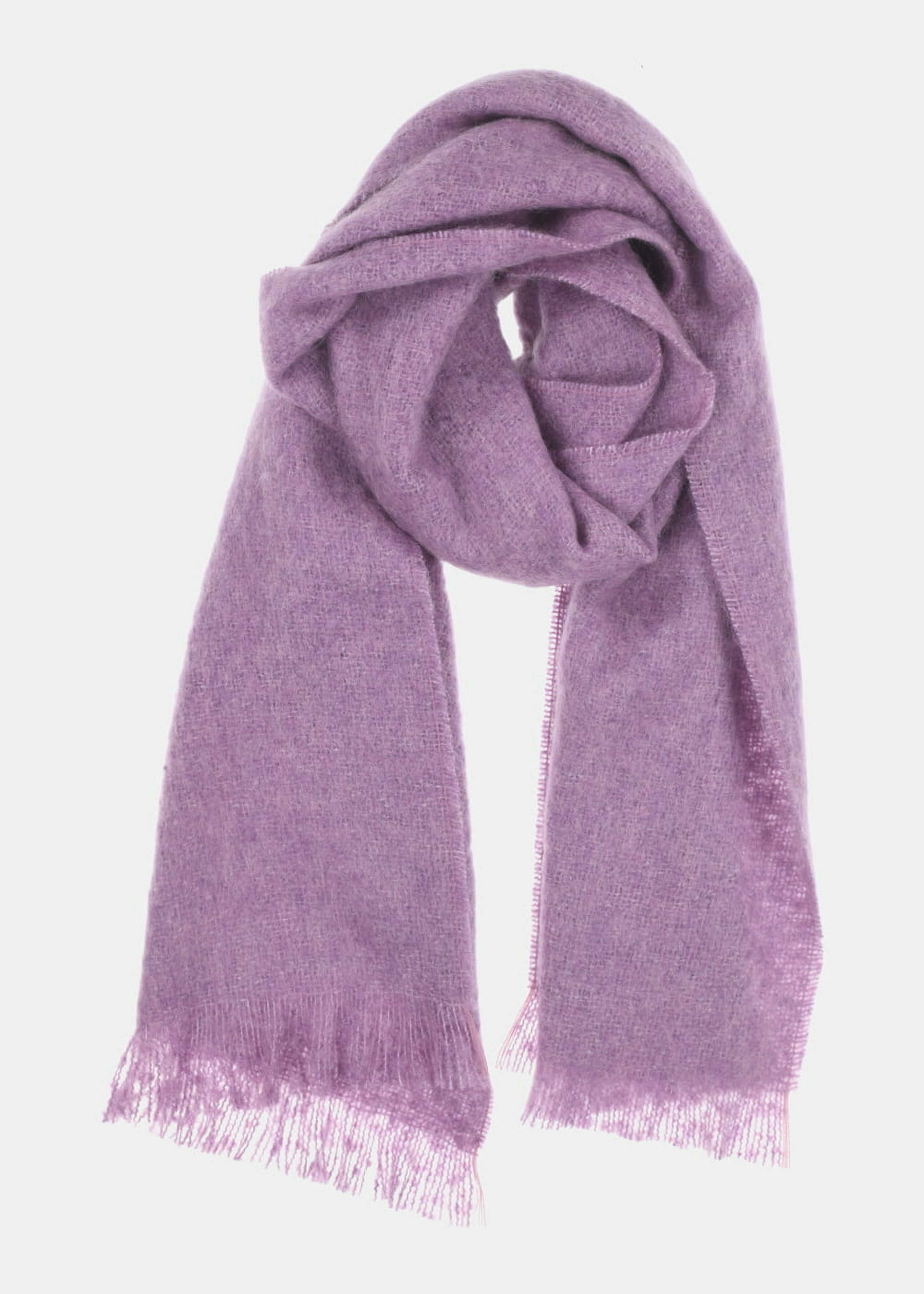 Plain lavender scarf