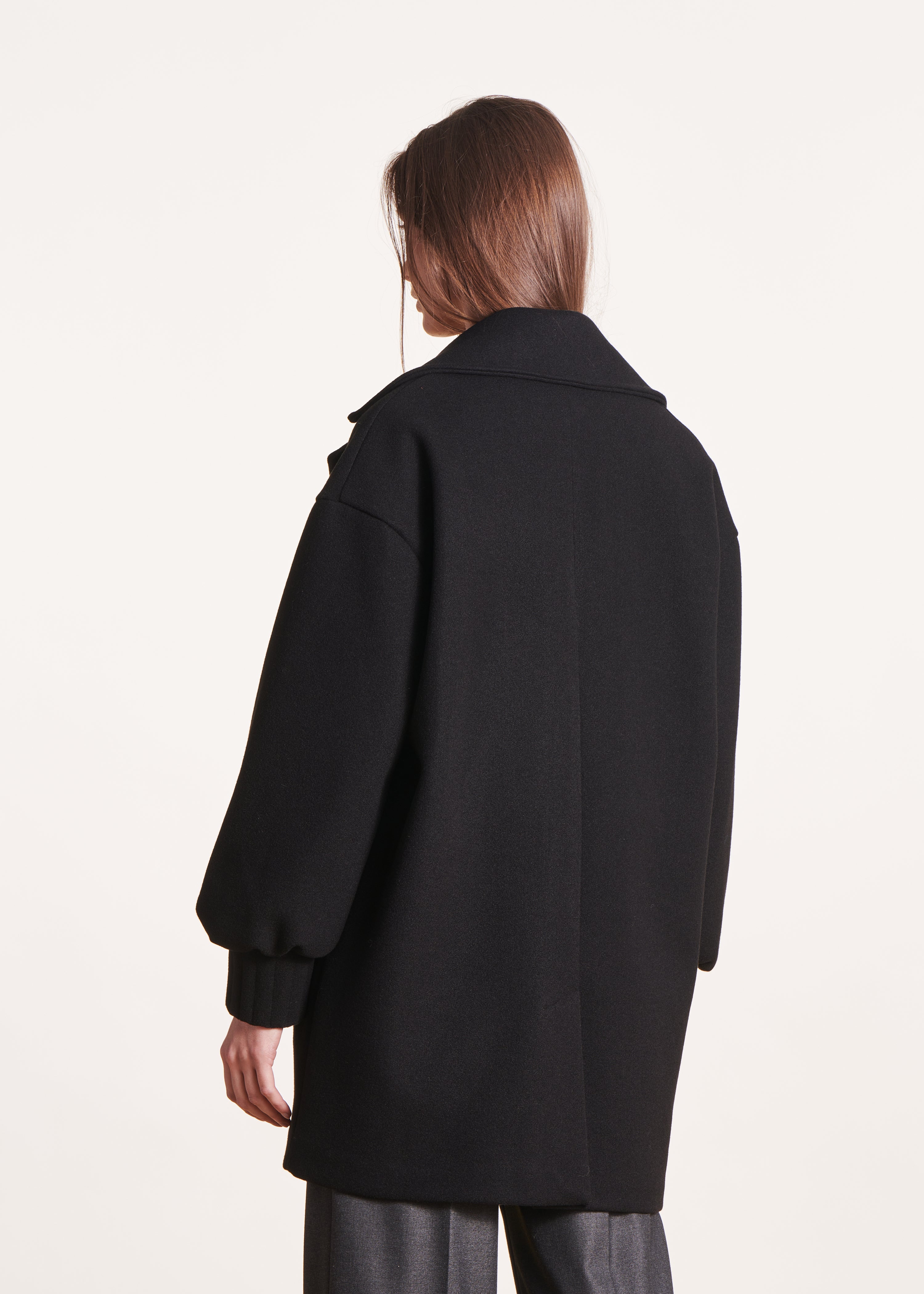 Manteau ample noir