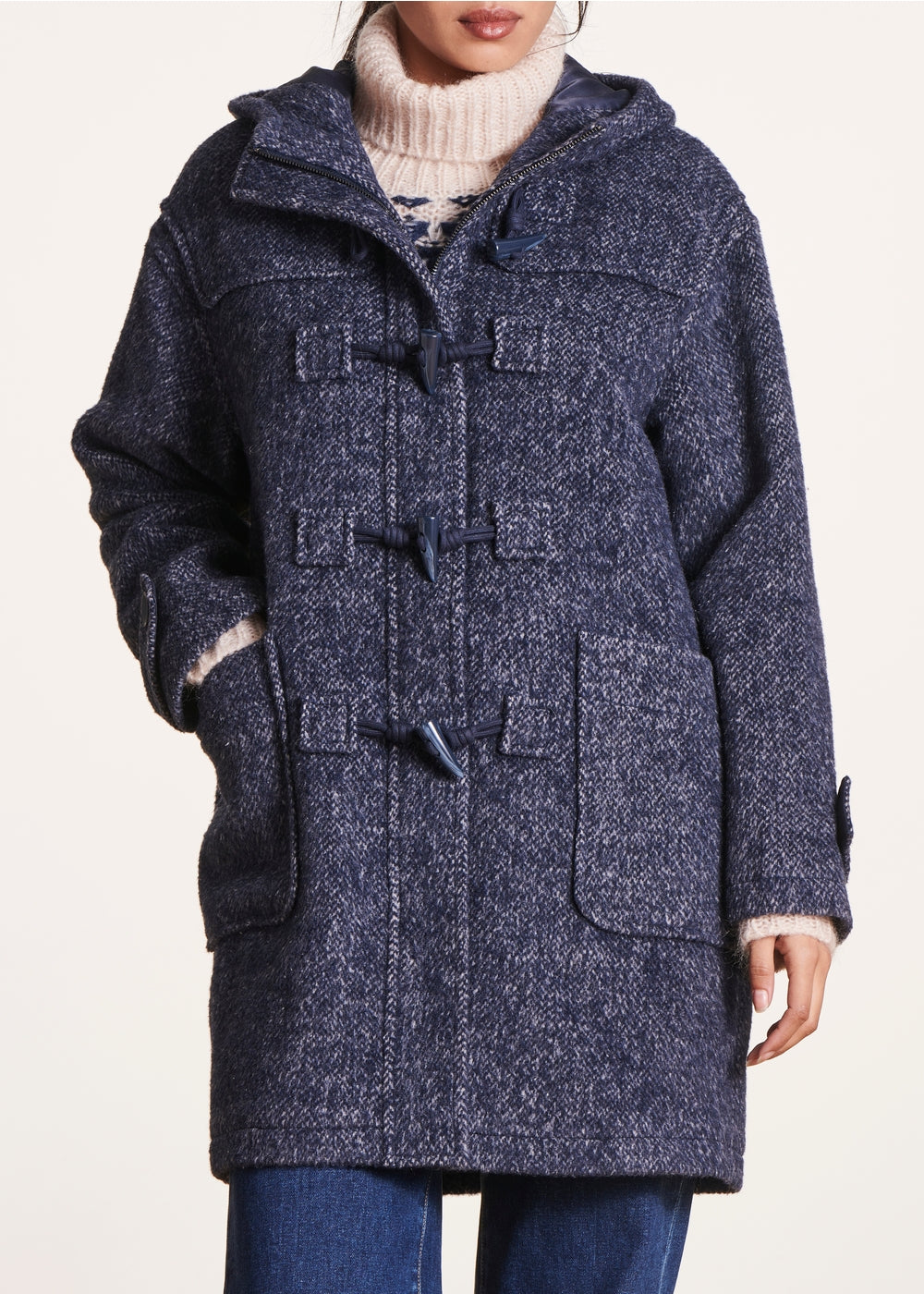 Montgomery in lana blu navy