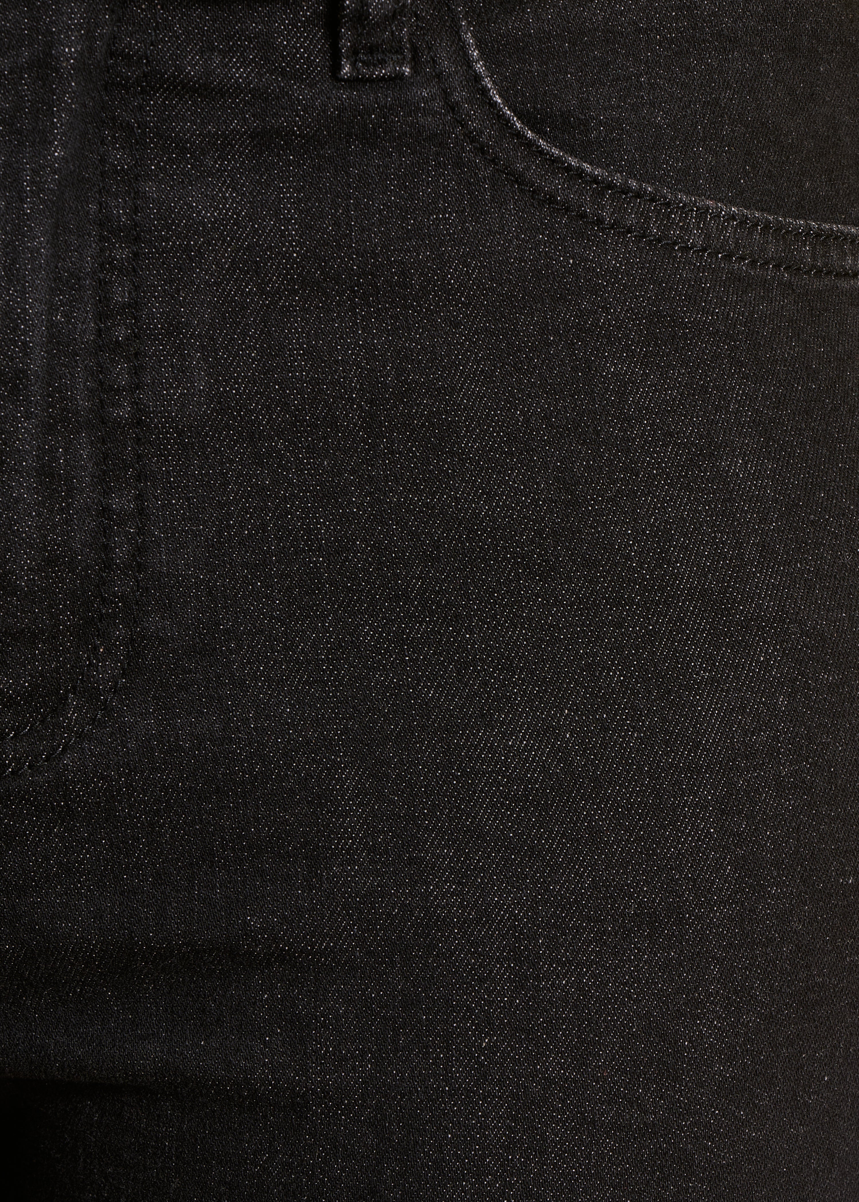 zwart cropped jeans van organisch katoen