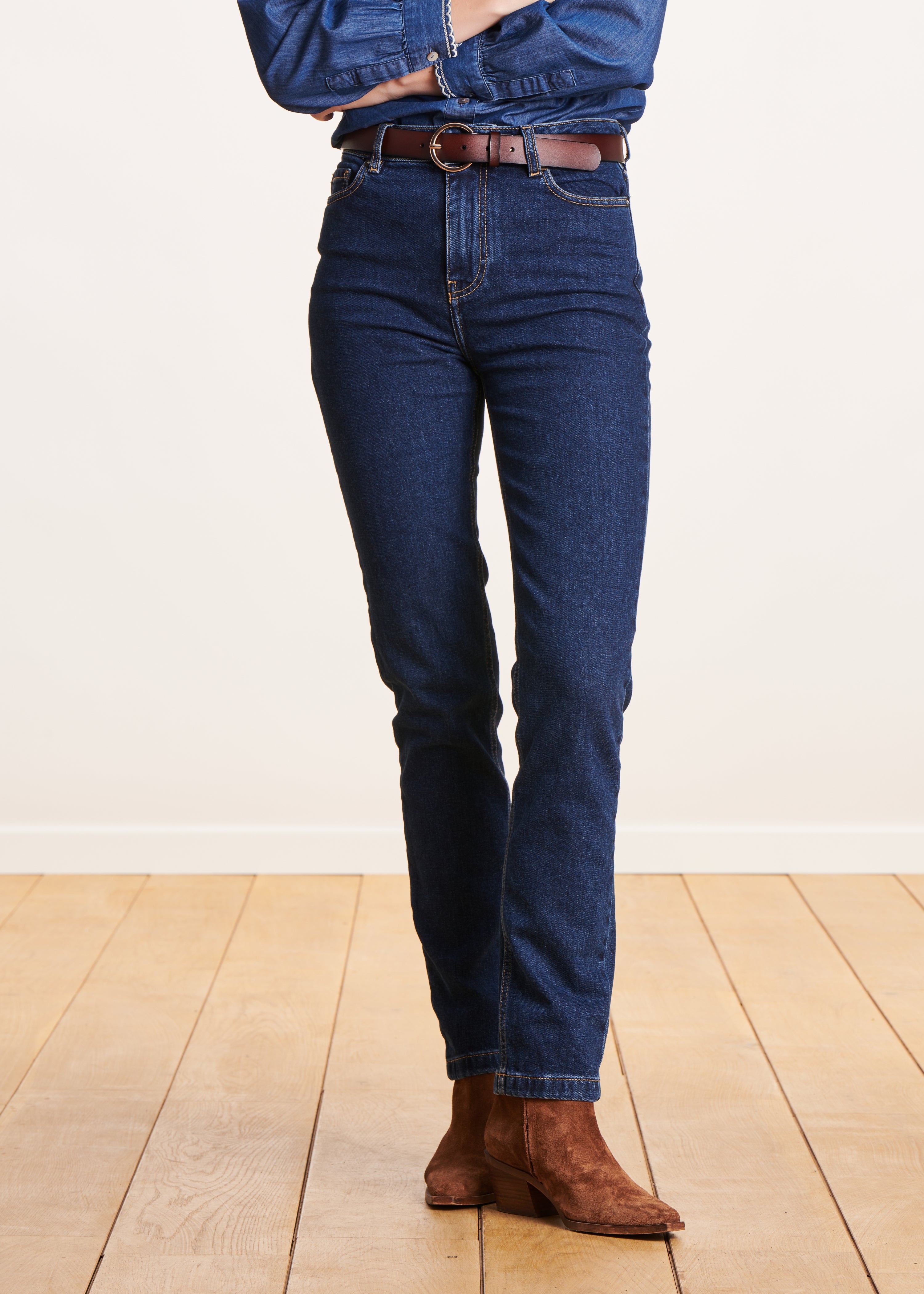 Slim-fit jeans in organic cotton