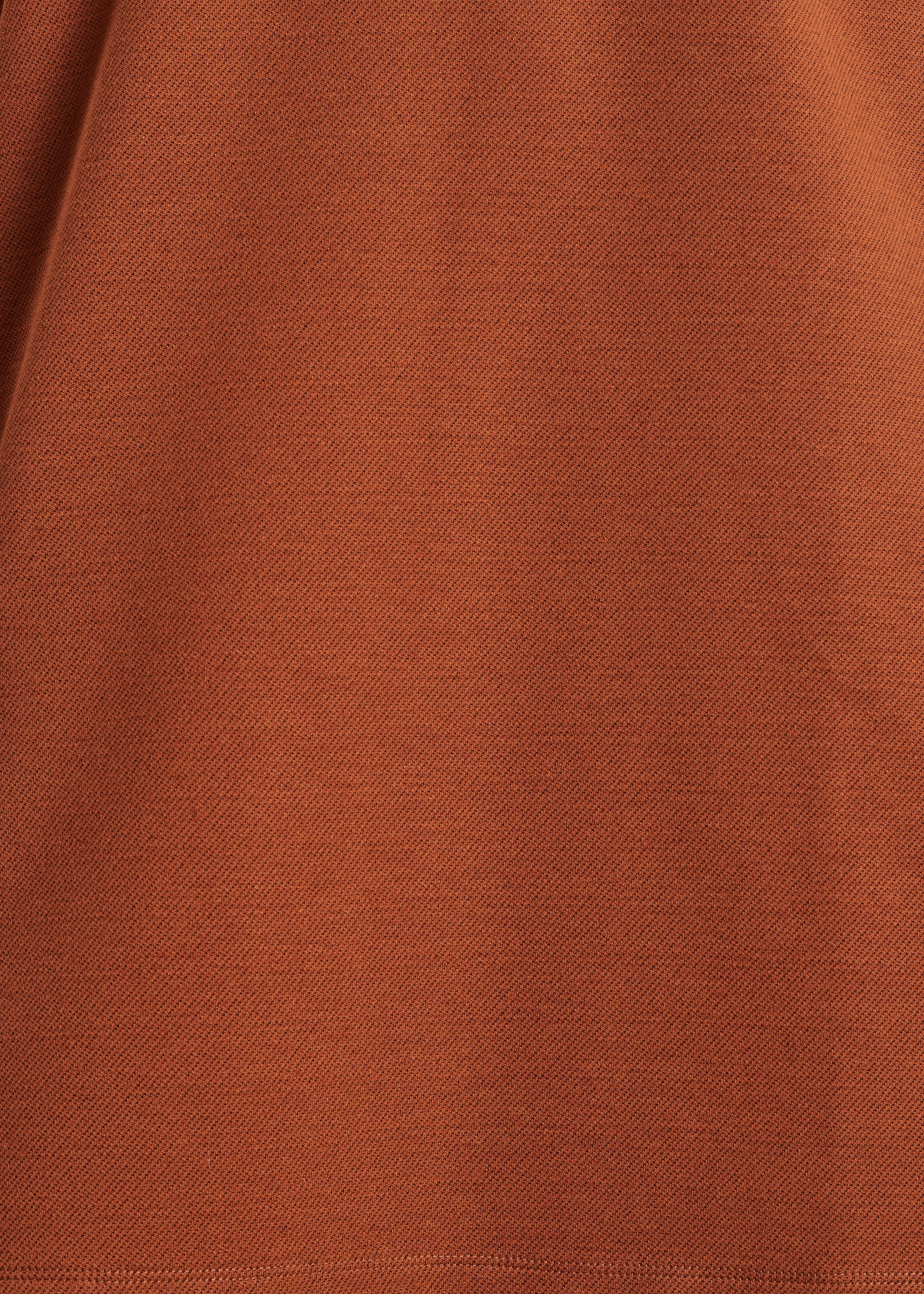 Terracotta off-the-shoulder short dress