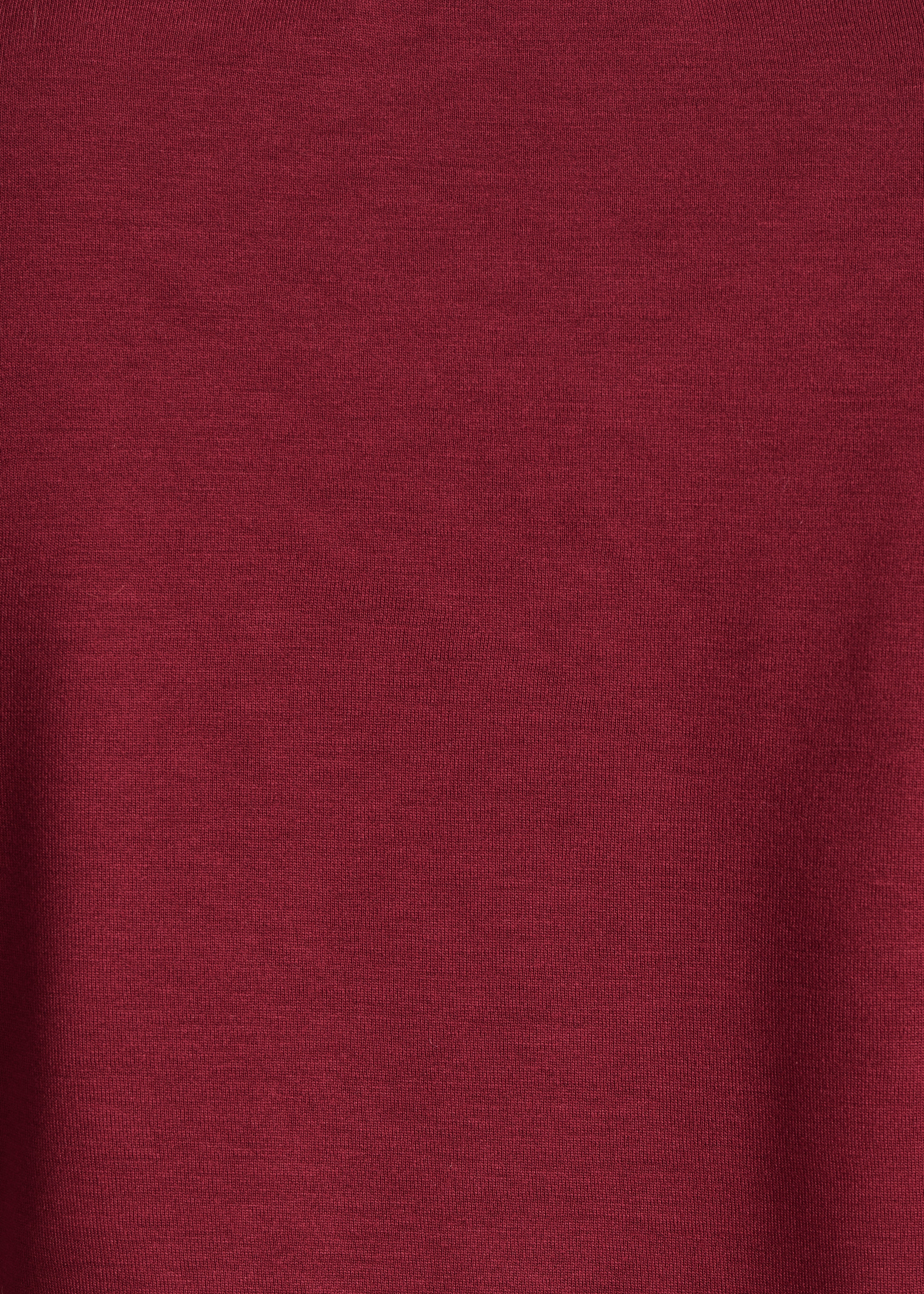 T-shirt bordeaux ample manche longues