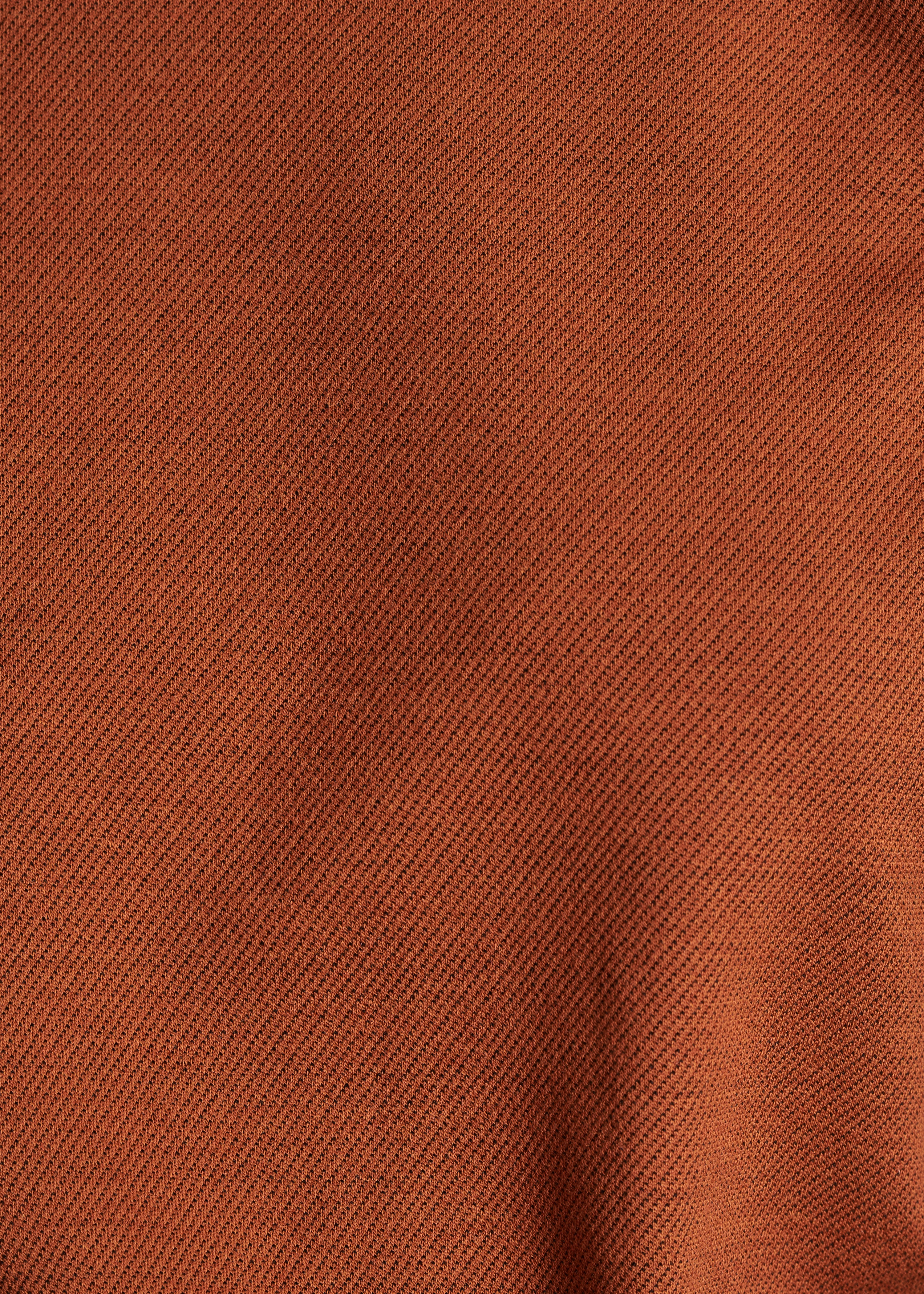 Terracotta long-sleeved sweatshirt