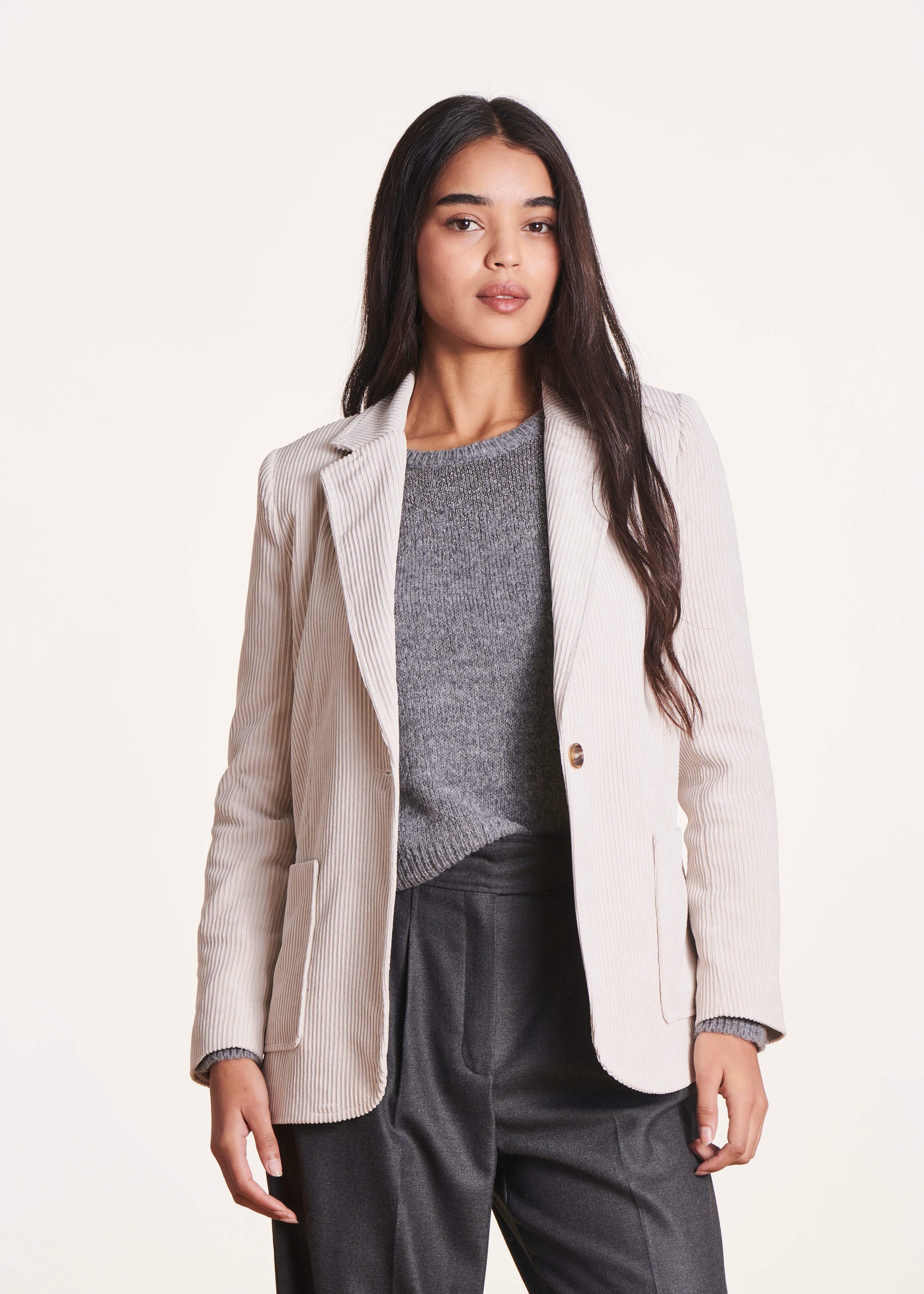 Veste tailleur écrue