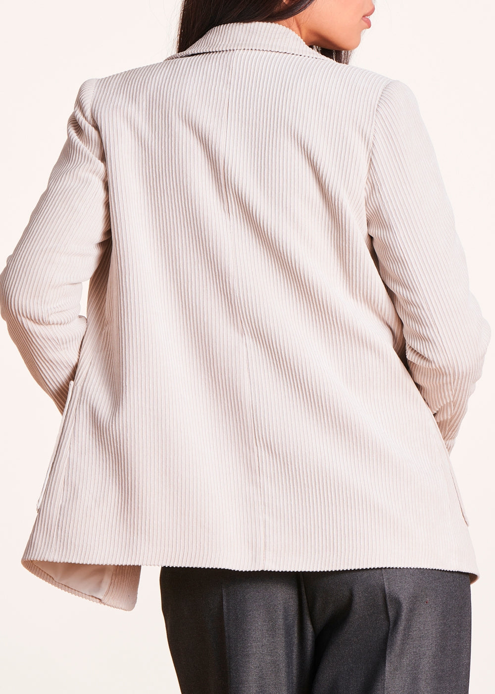 Ungebleichte Schneiderjacke aus Samt