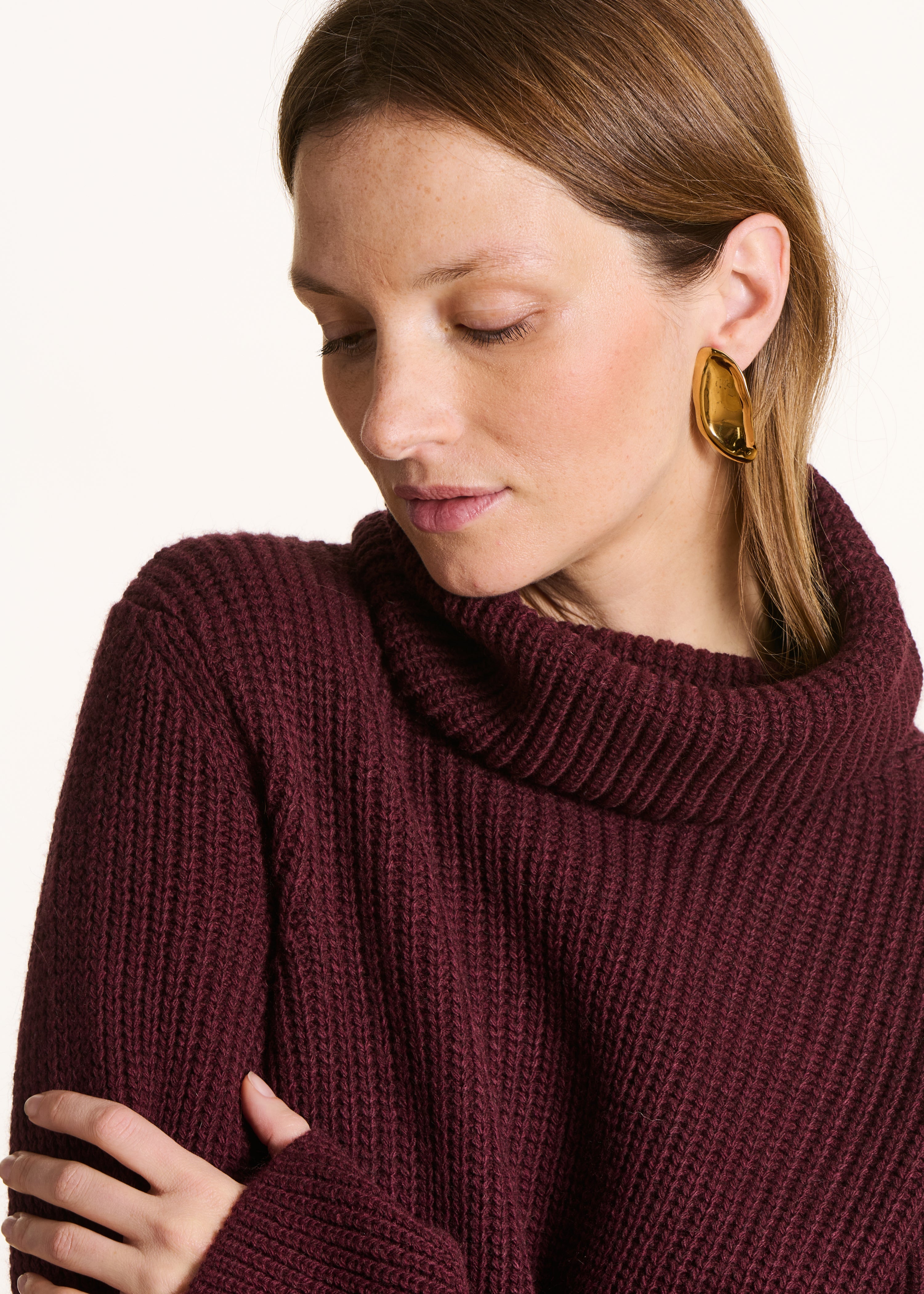 Orecchini a perno dorati