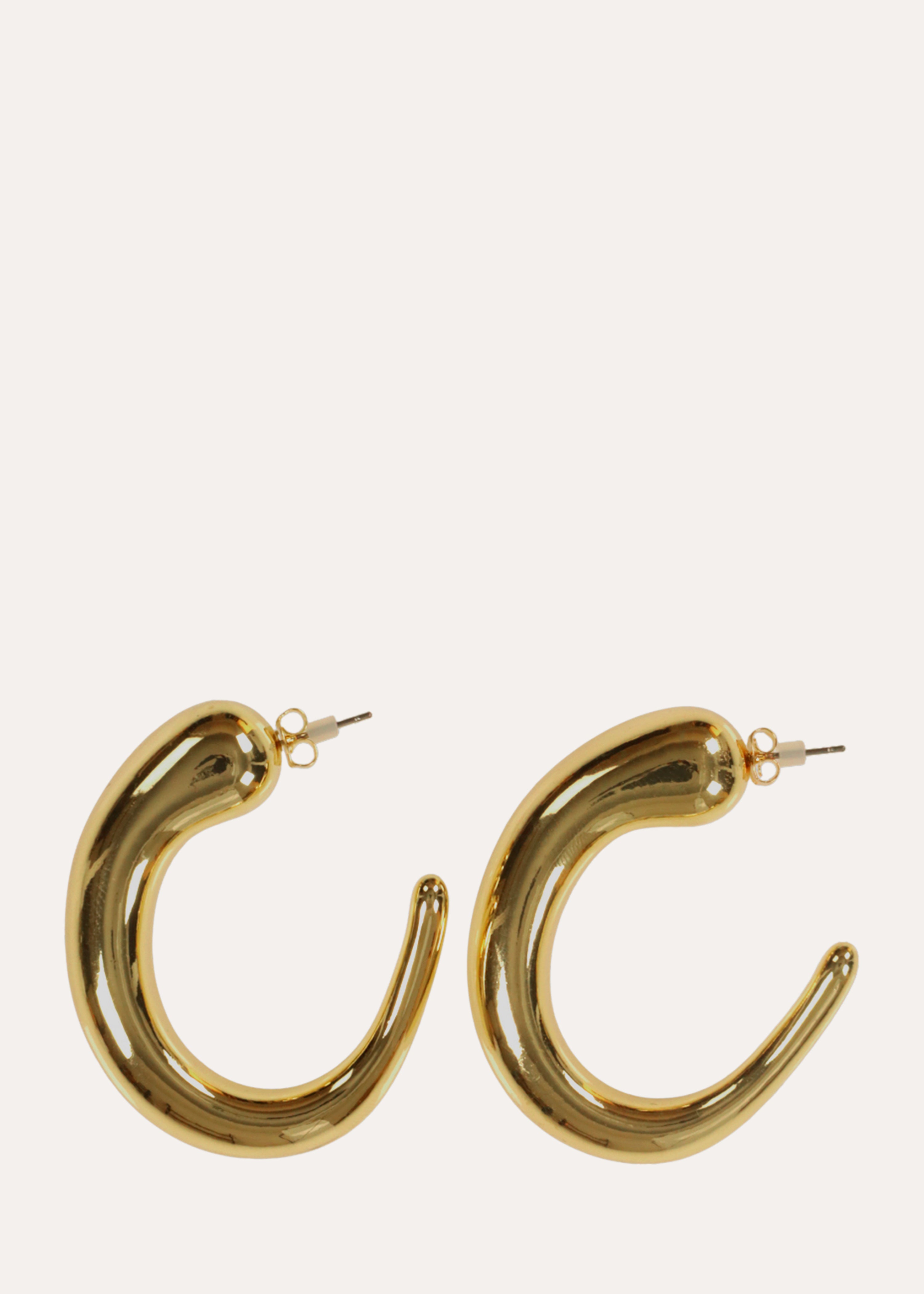 Boucles d'oreilles créoles dorées