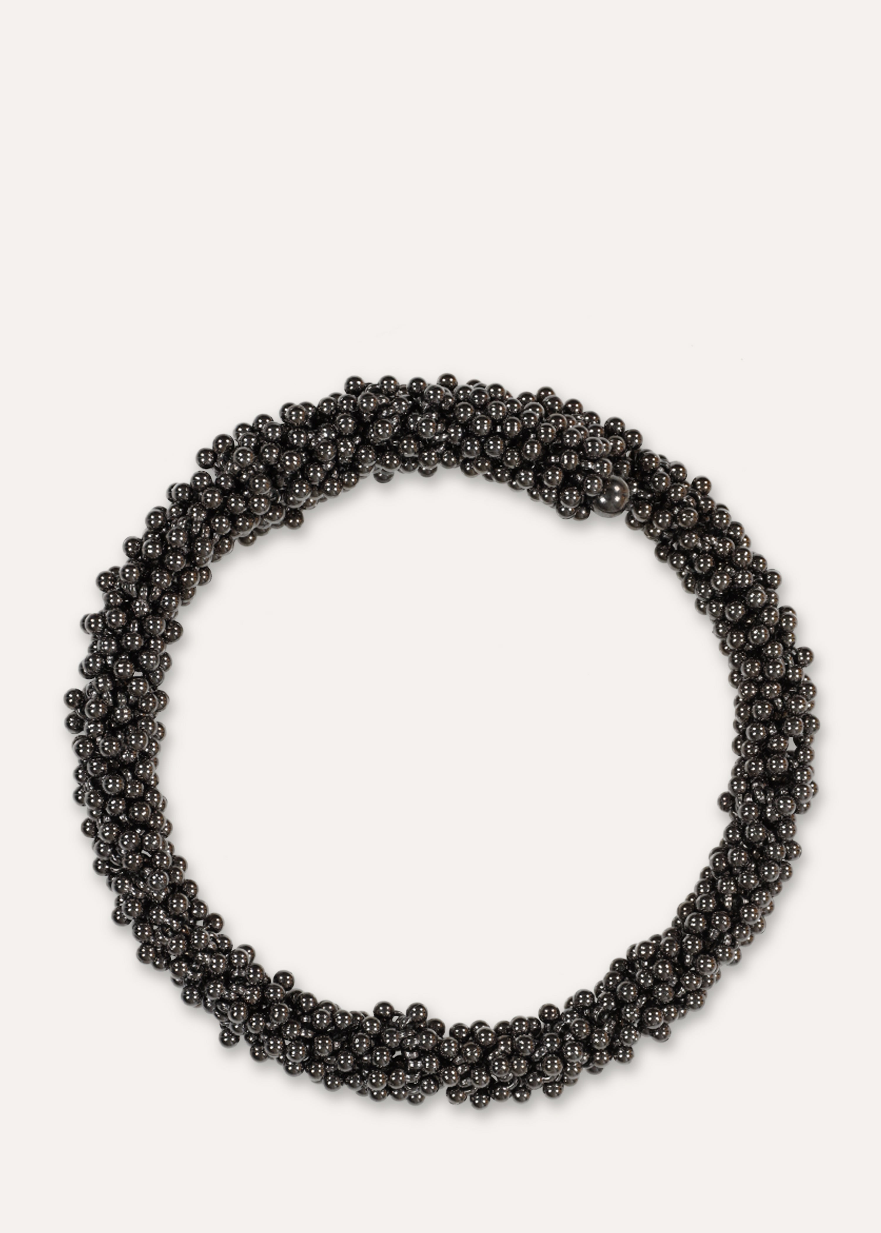 Black choker necklace