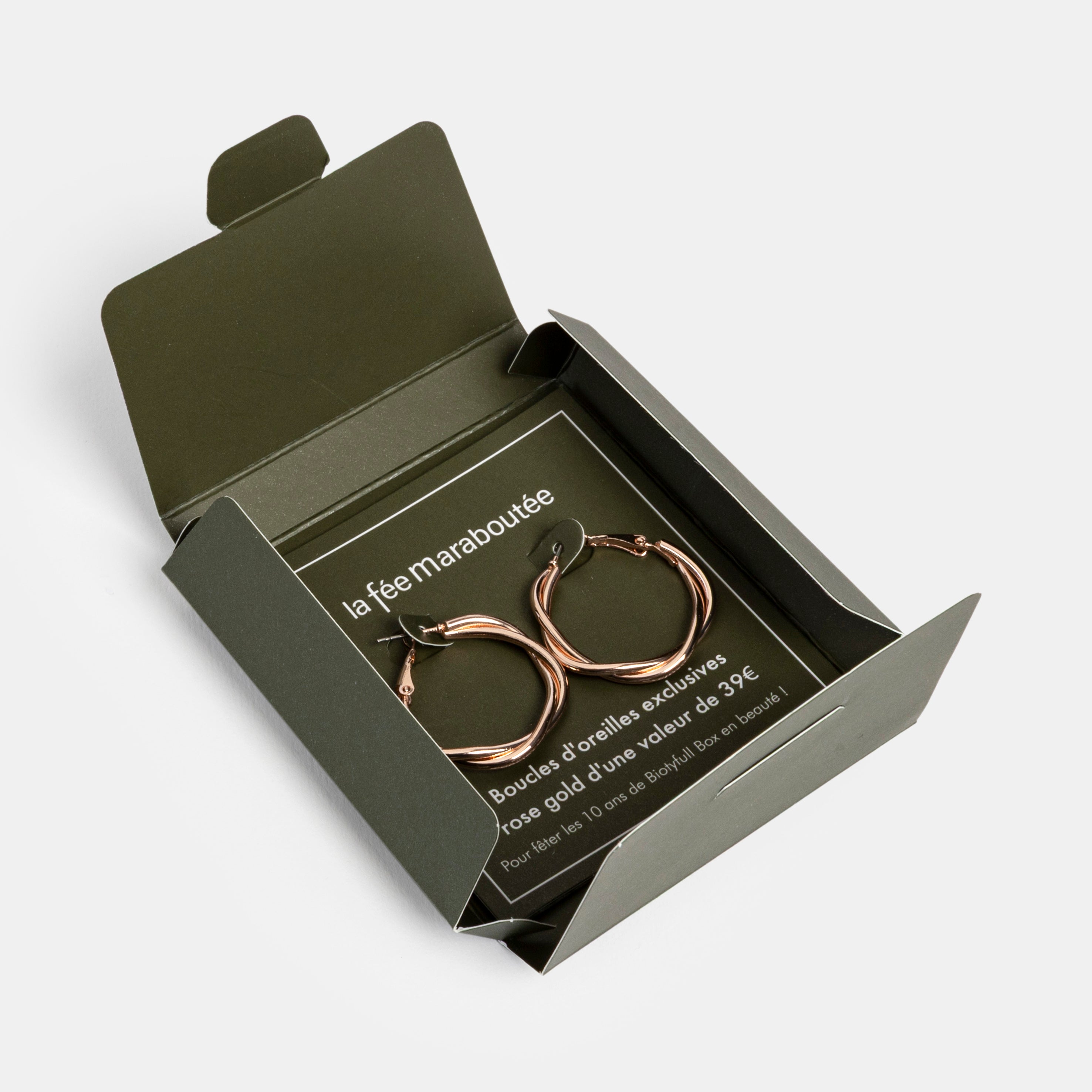 Creolen Ohrringe Roségold