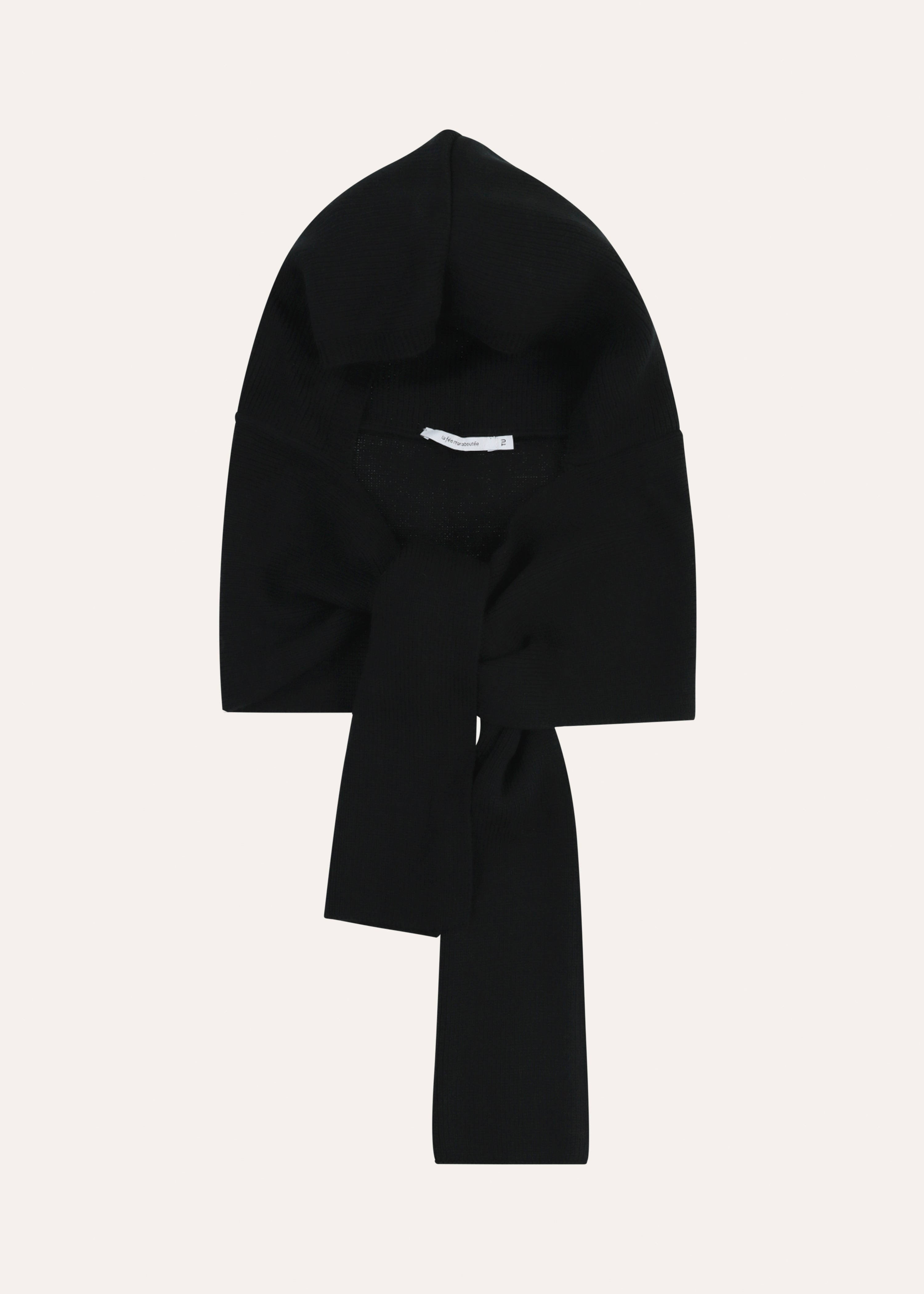 Écharpe capuche noire