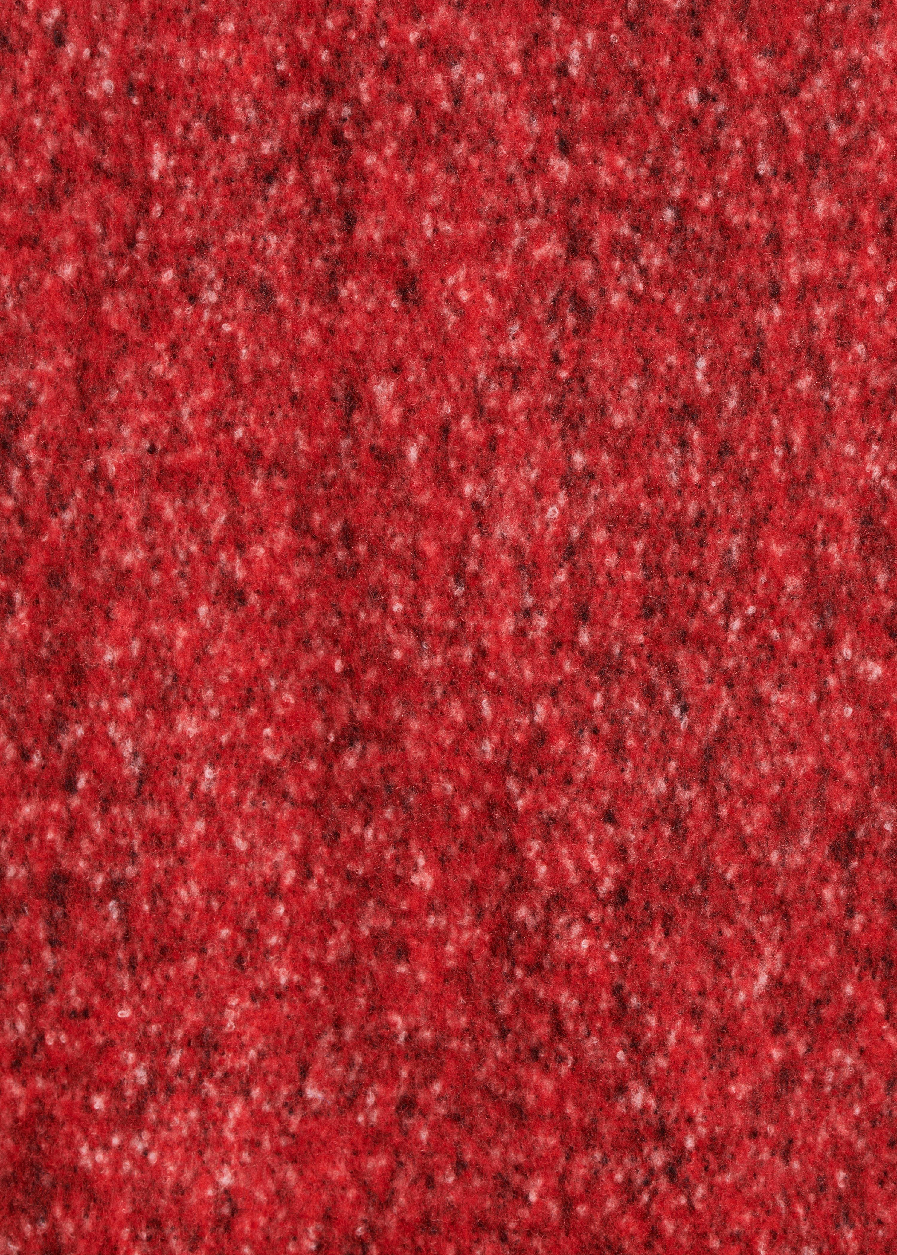 Wide reversible red scarf