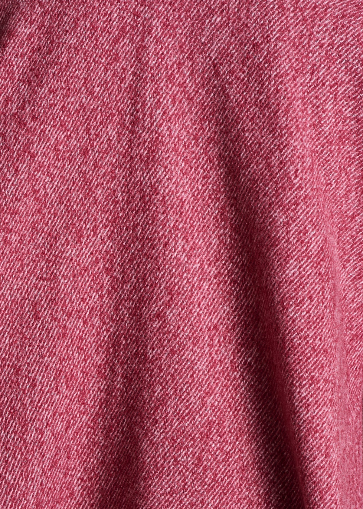 Poncho rouge à franges