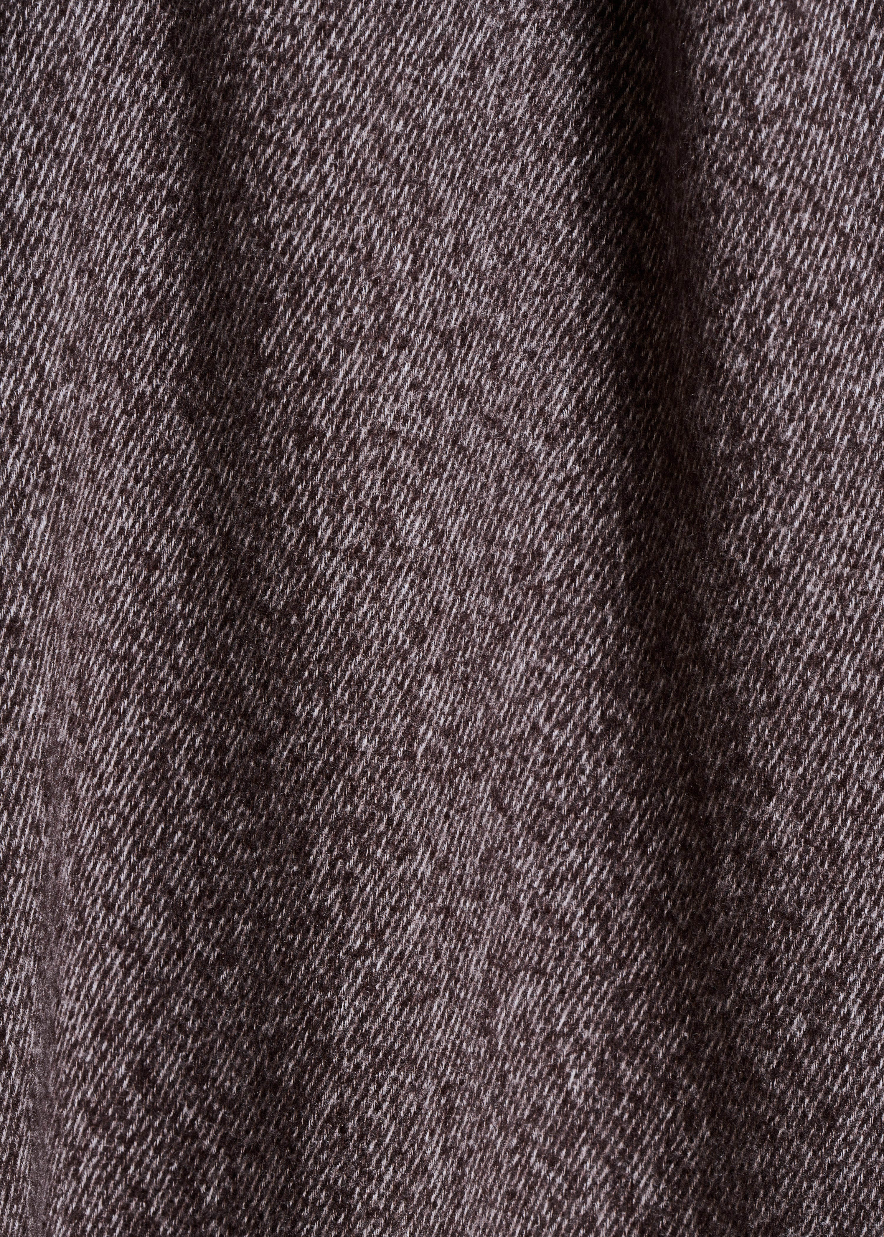 Poncho taupe con frange