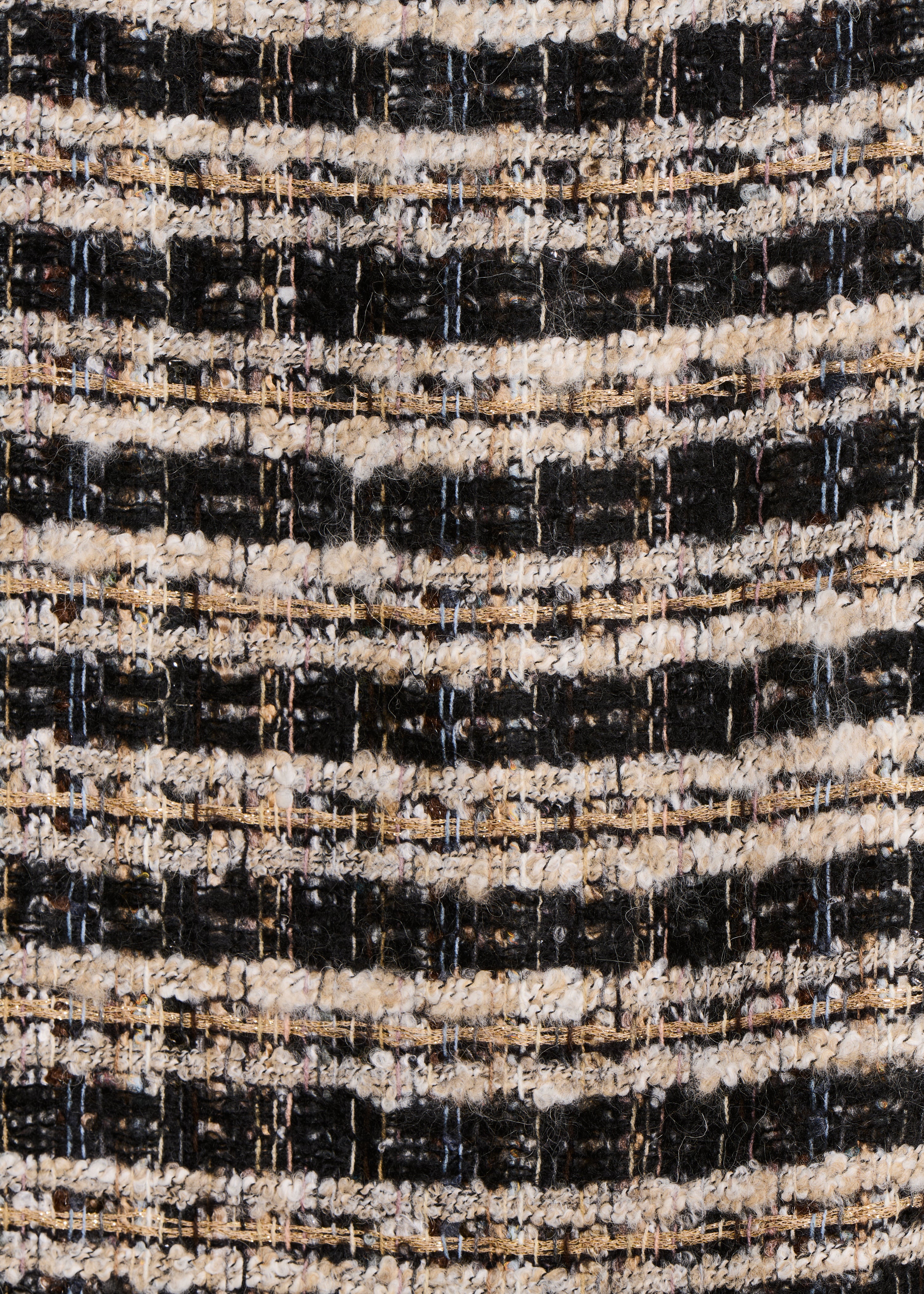 Sciarpa nera a quadri