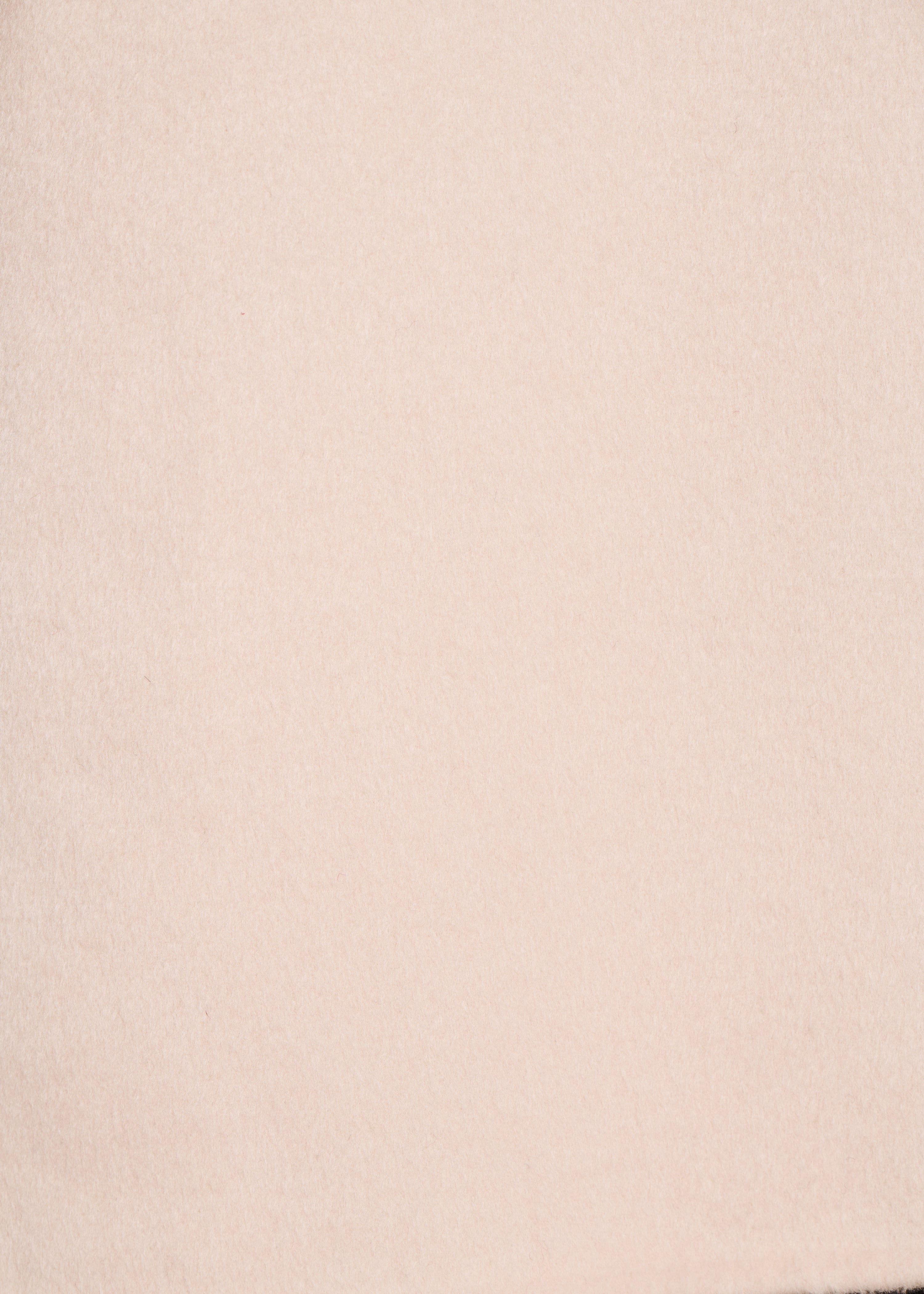 Manteau mi-long écru en laine