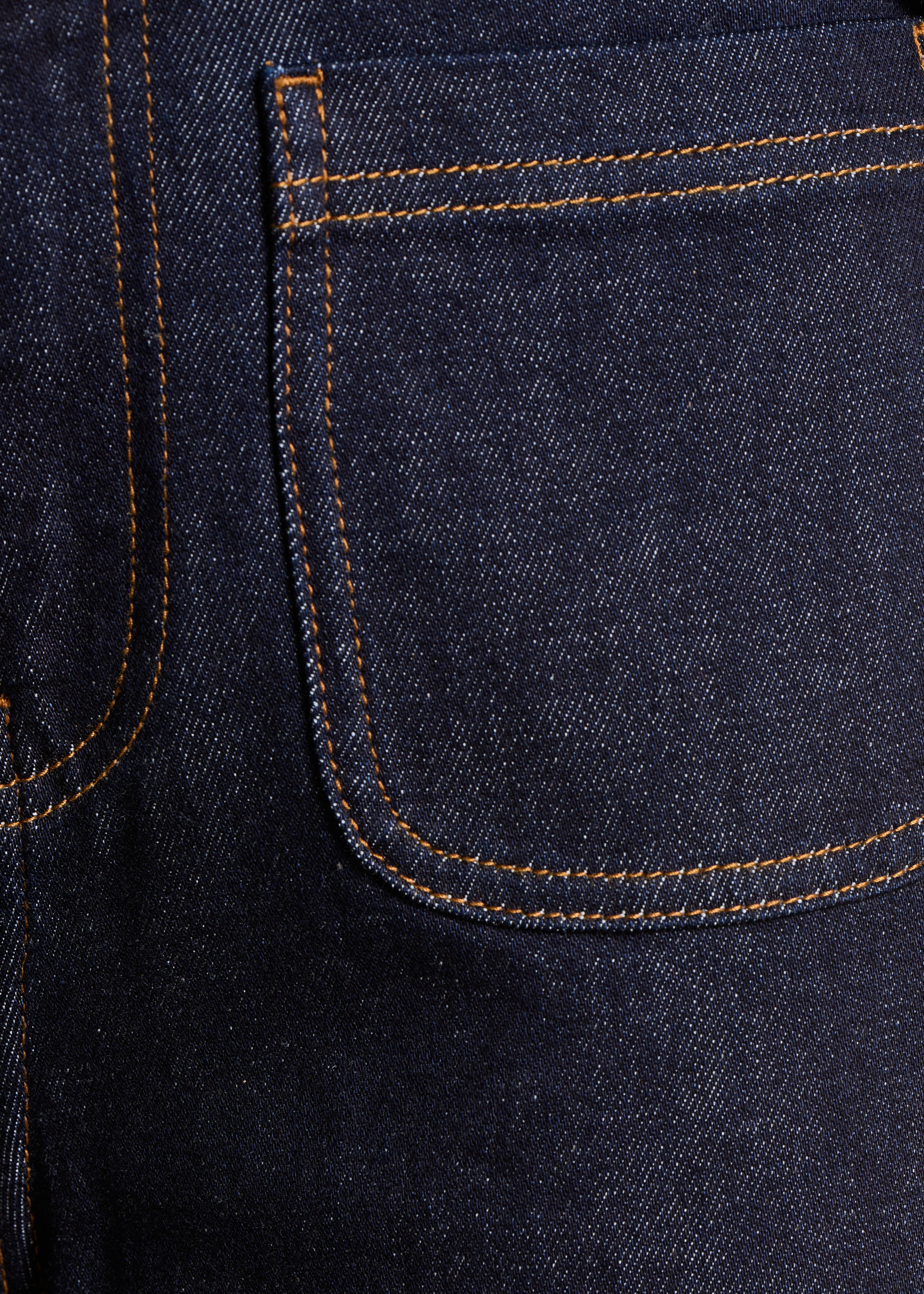 Jean large brut en coton biologique