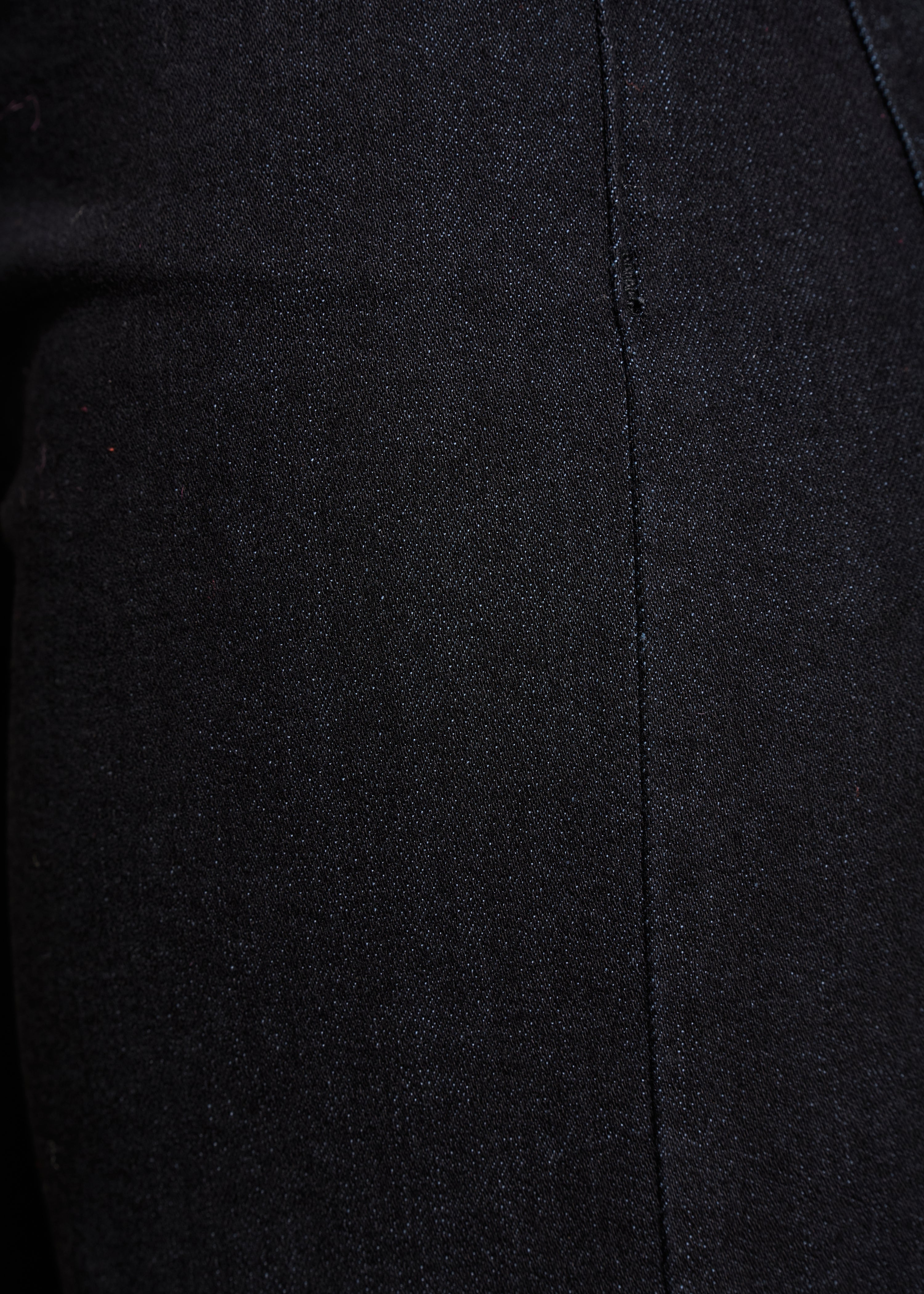 Jean large noir en coton biologique