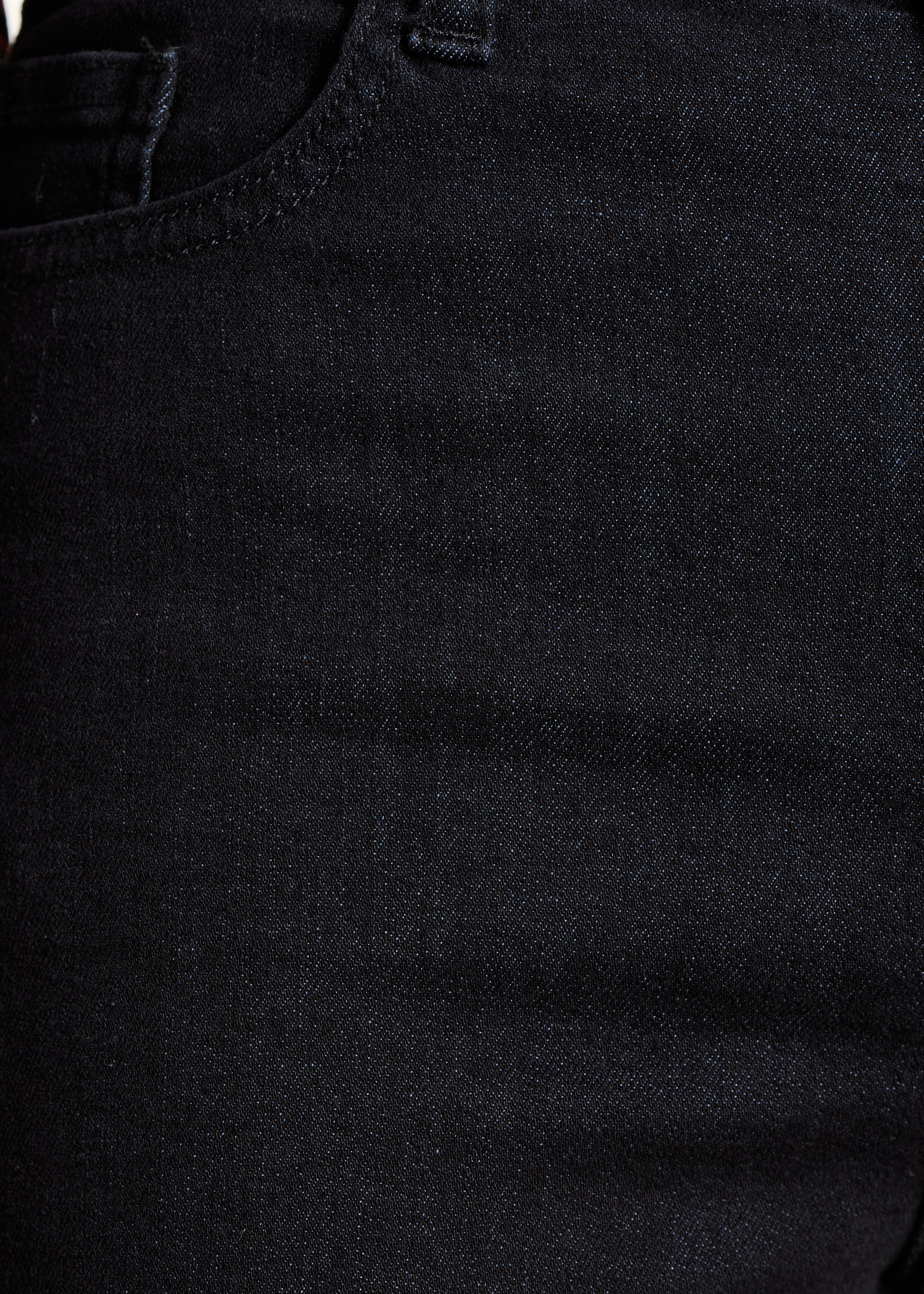 zwart jeans met wijde pijpen van biologisch katoen