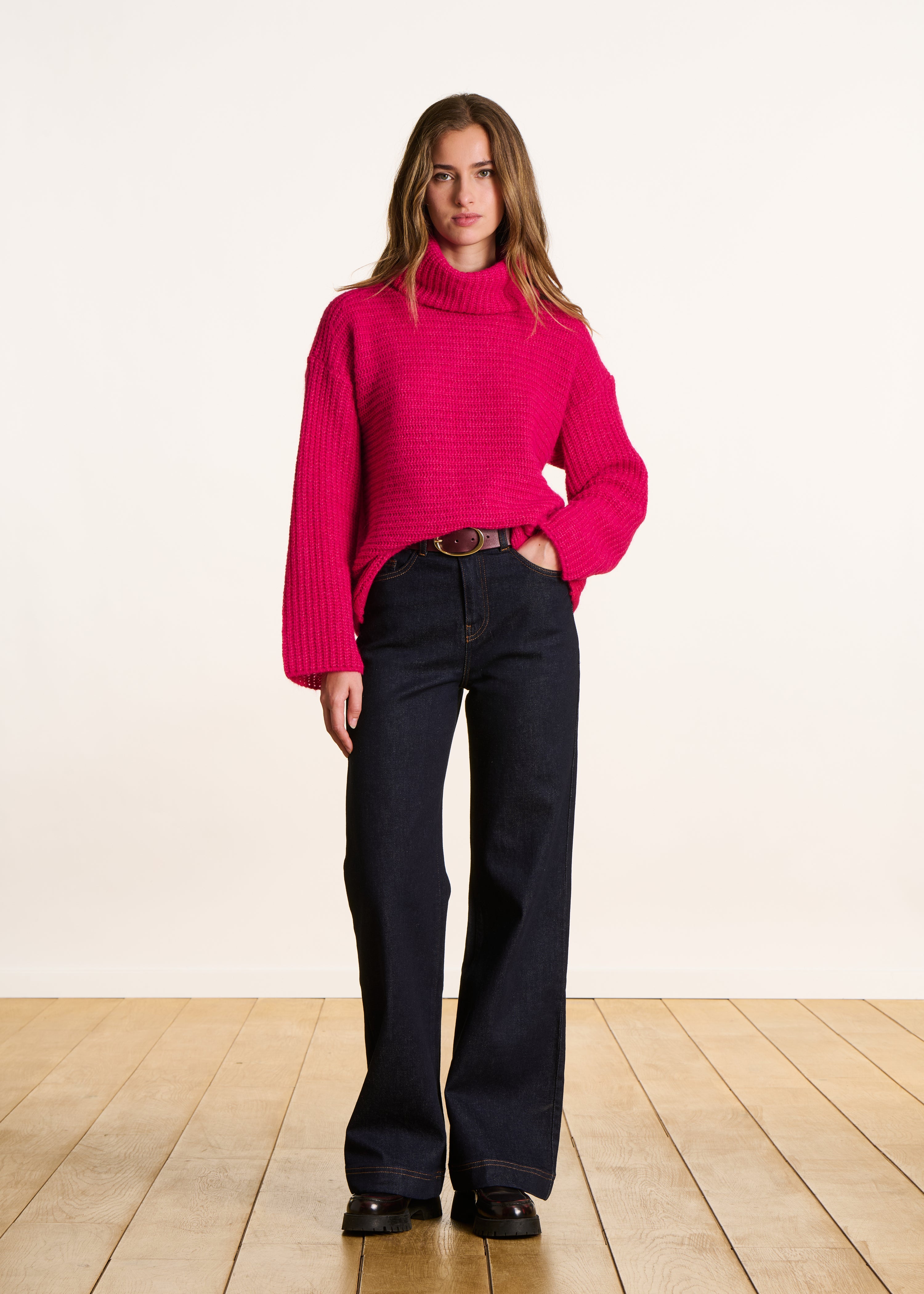 Gerade Jeans aus Bio-Baumwolle