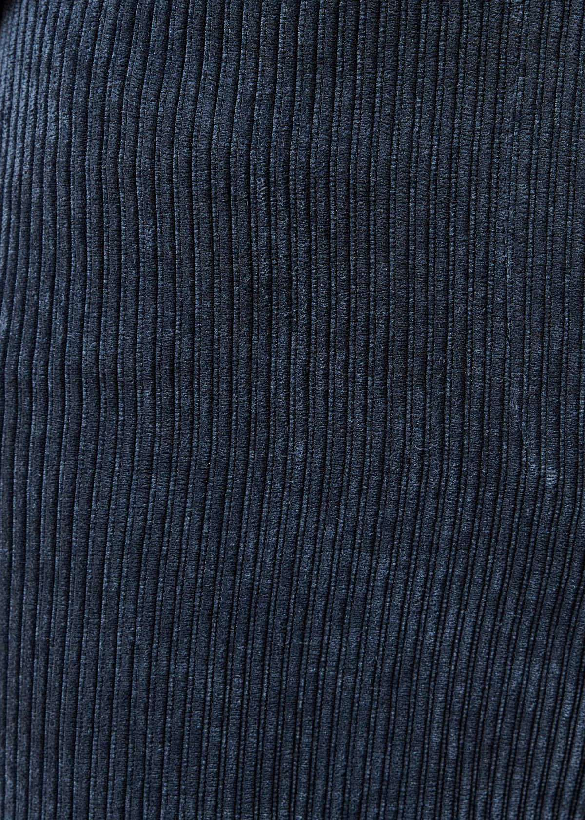 Pantalone largo blu grigio in velluto a coste