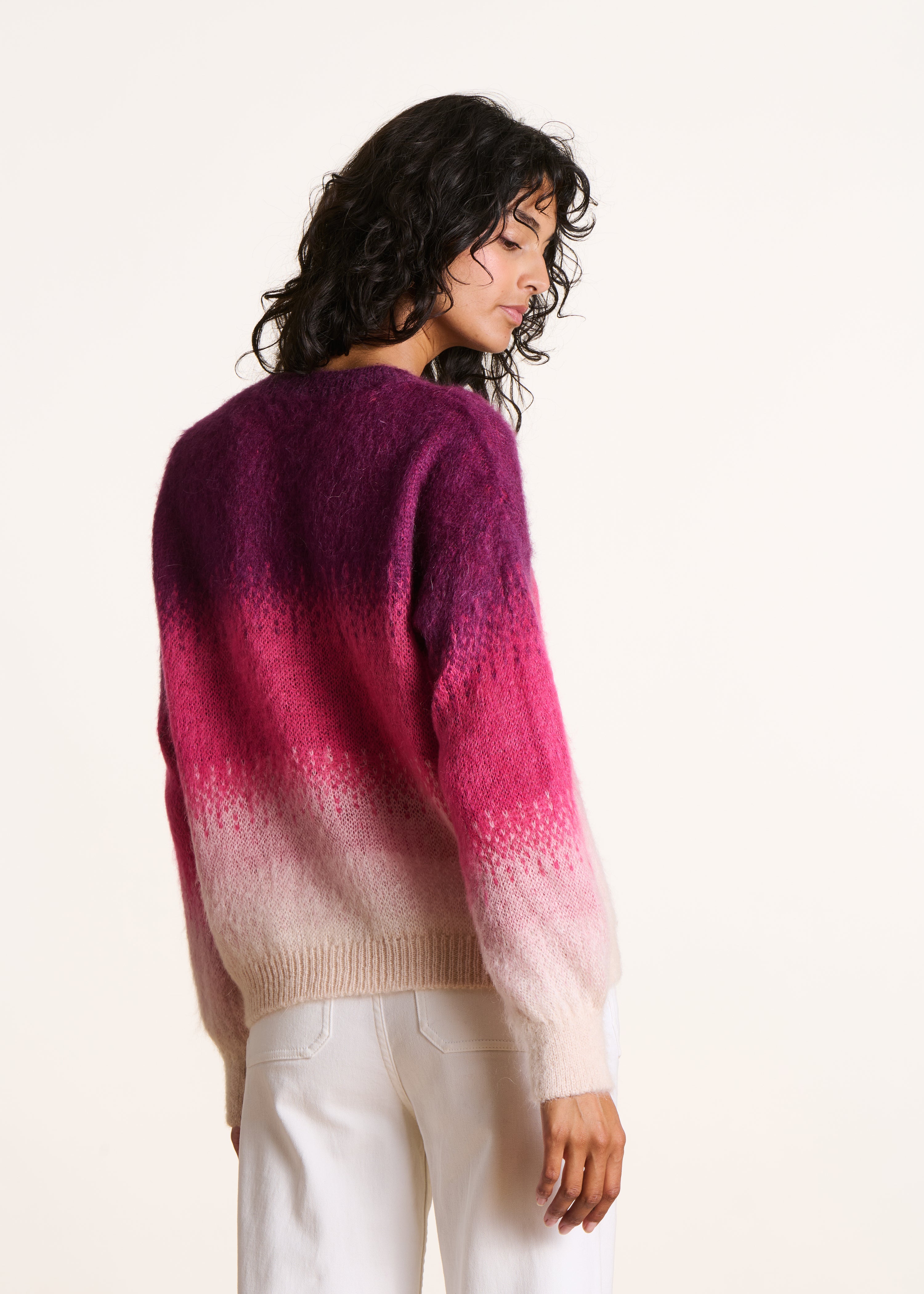 Pull oversize à col ras-du-cou | boohoo FR Pull oversize à col ras-du-cou | boohoo FR