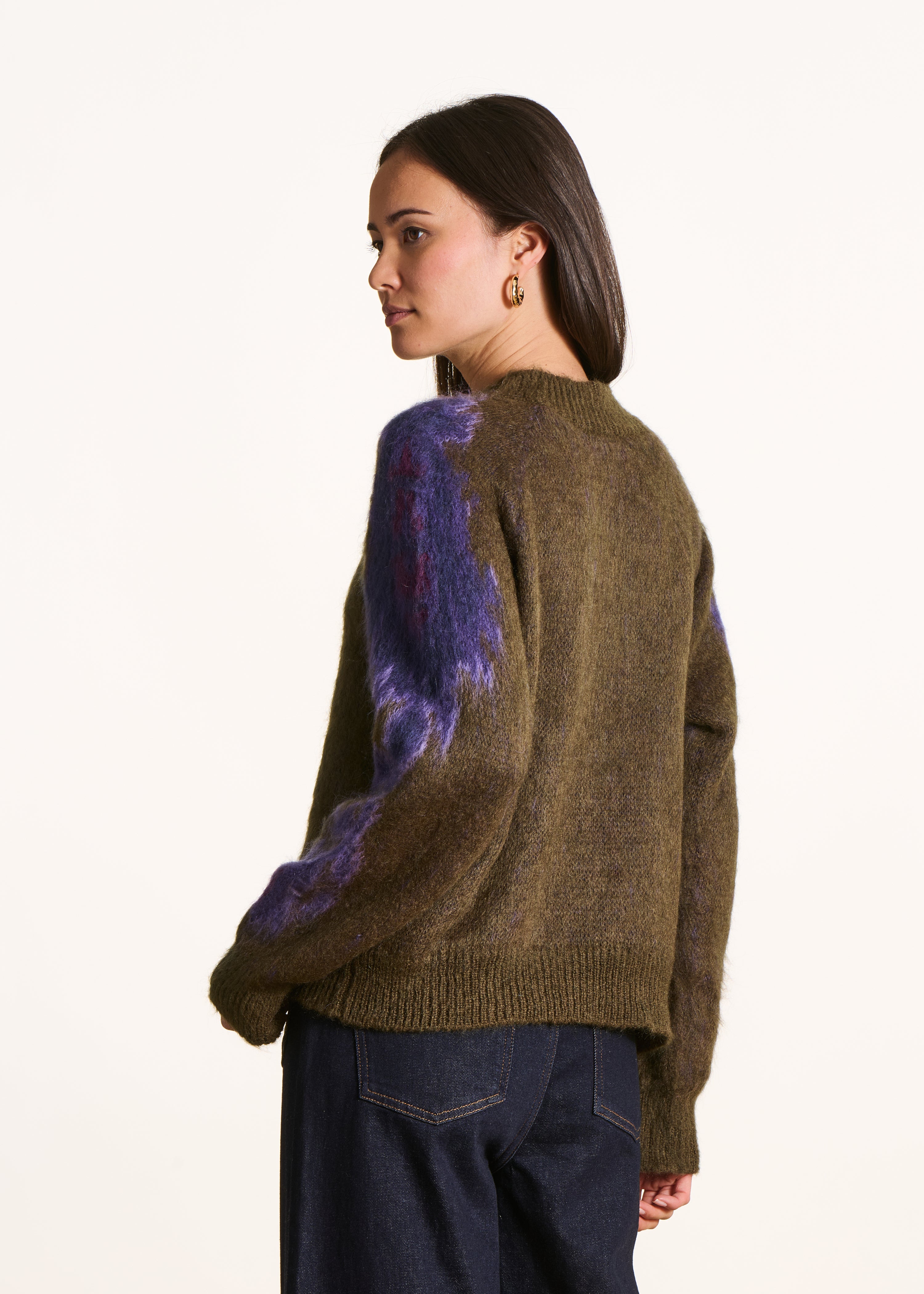 Dames trui met lange mouwen casual trui dames & meisje winter herfst & lente bloemen schattig kerstman hoofd patroon gebreide trui zacht en glad mooie trui gebreide kleding, Groen #2, M Dames trui met lange mouwen casual trui dames & meisje winter herfst & lente bloemen schattig kerstman hoofd patroon gebreide trui zacht en glad mooie trui gebreide kleding, Groen #2, M