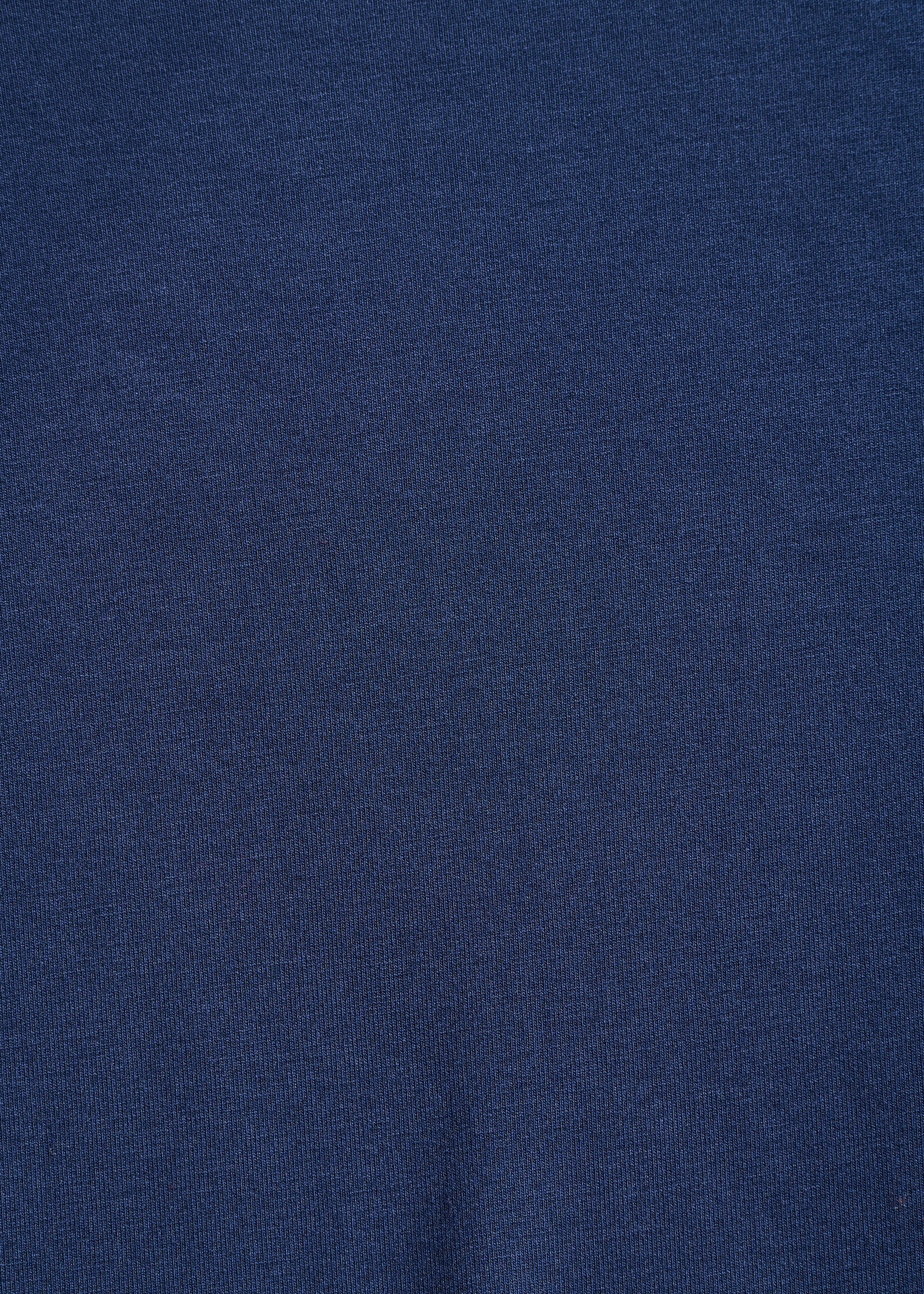 T-shirt bleu marine ajusté cache-cœur manches longues