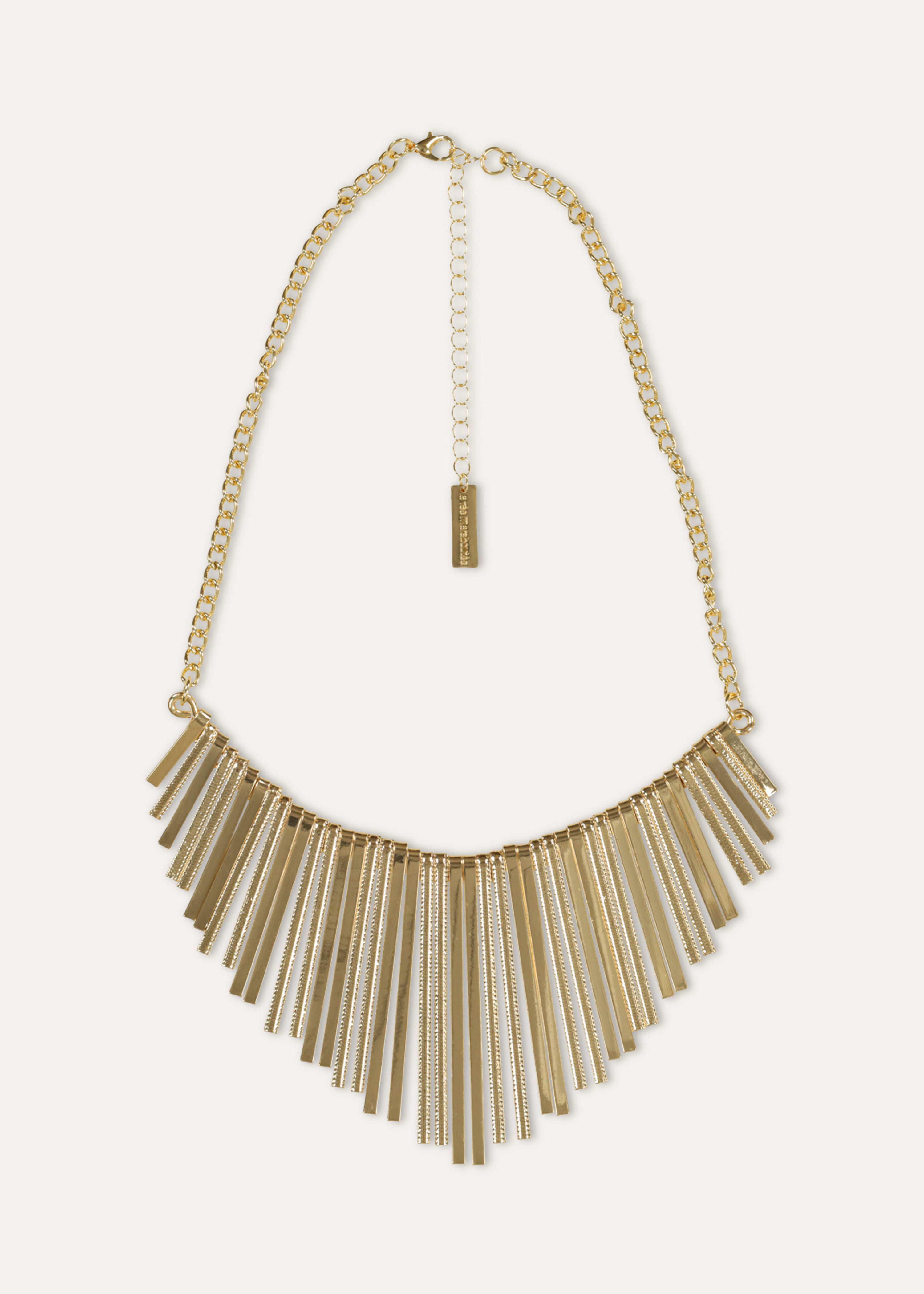 Gouden choker ketting