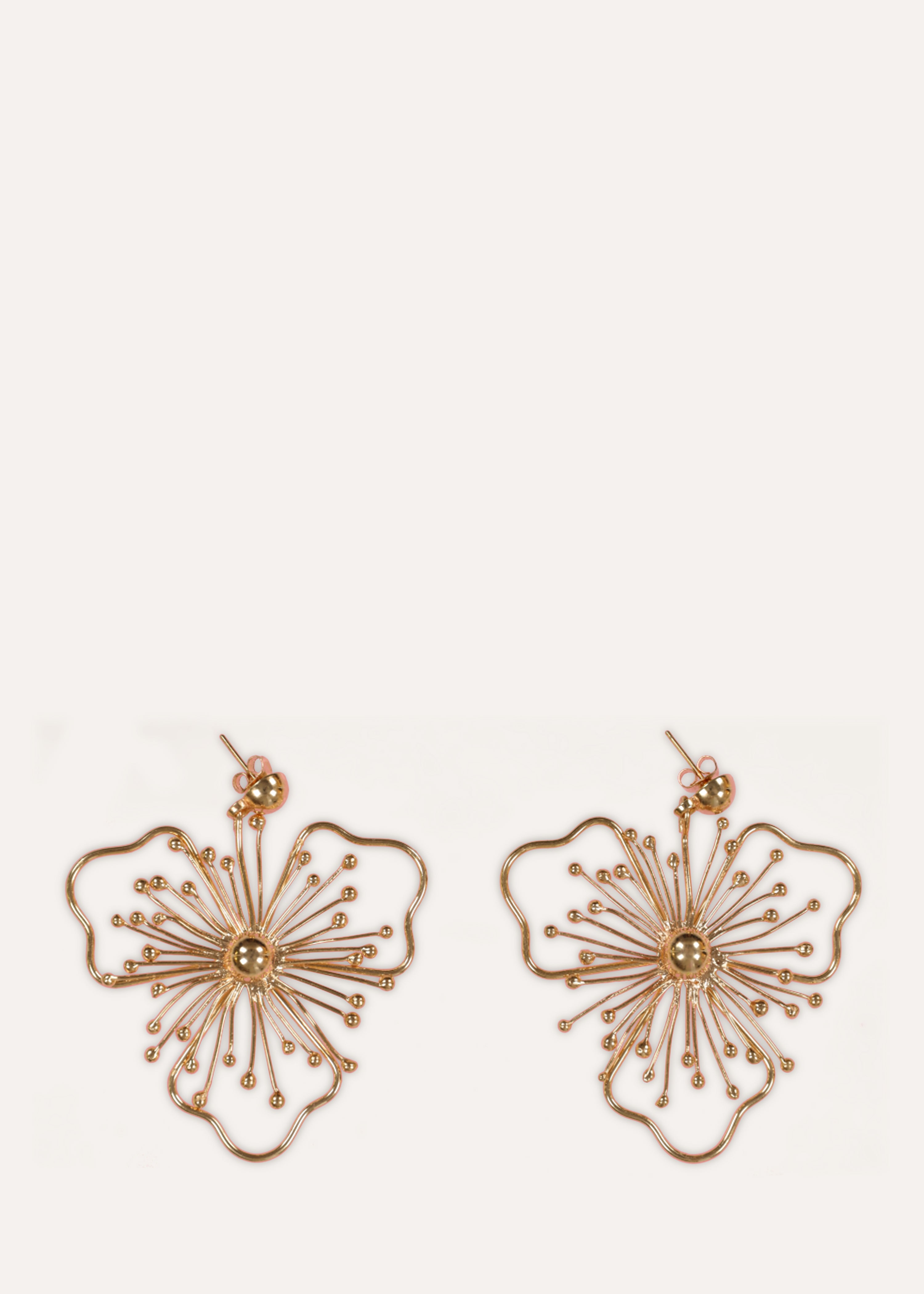 Orecchini pendenti dorati