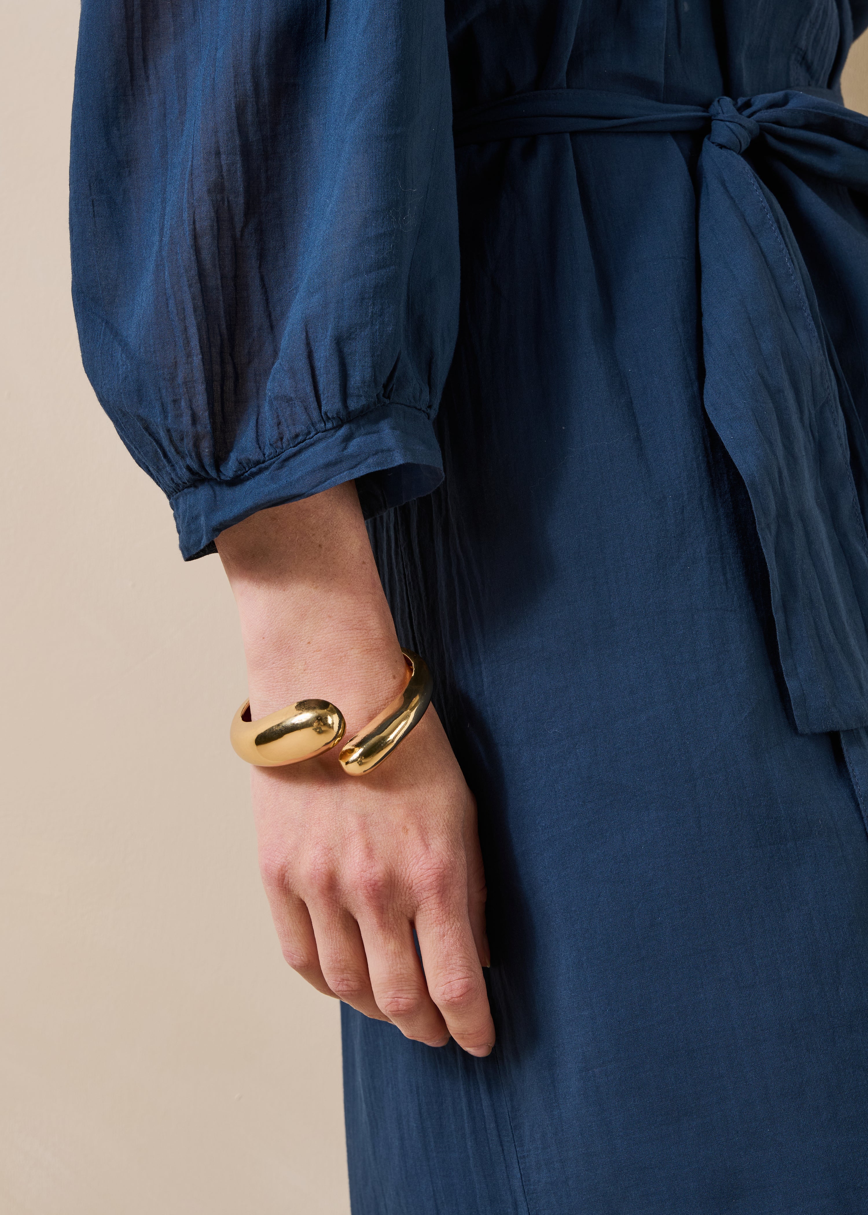 Bracelet jonc doré