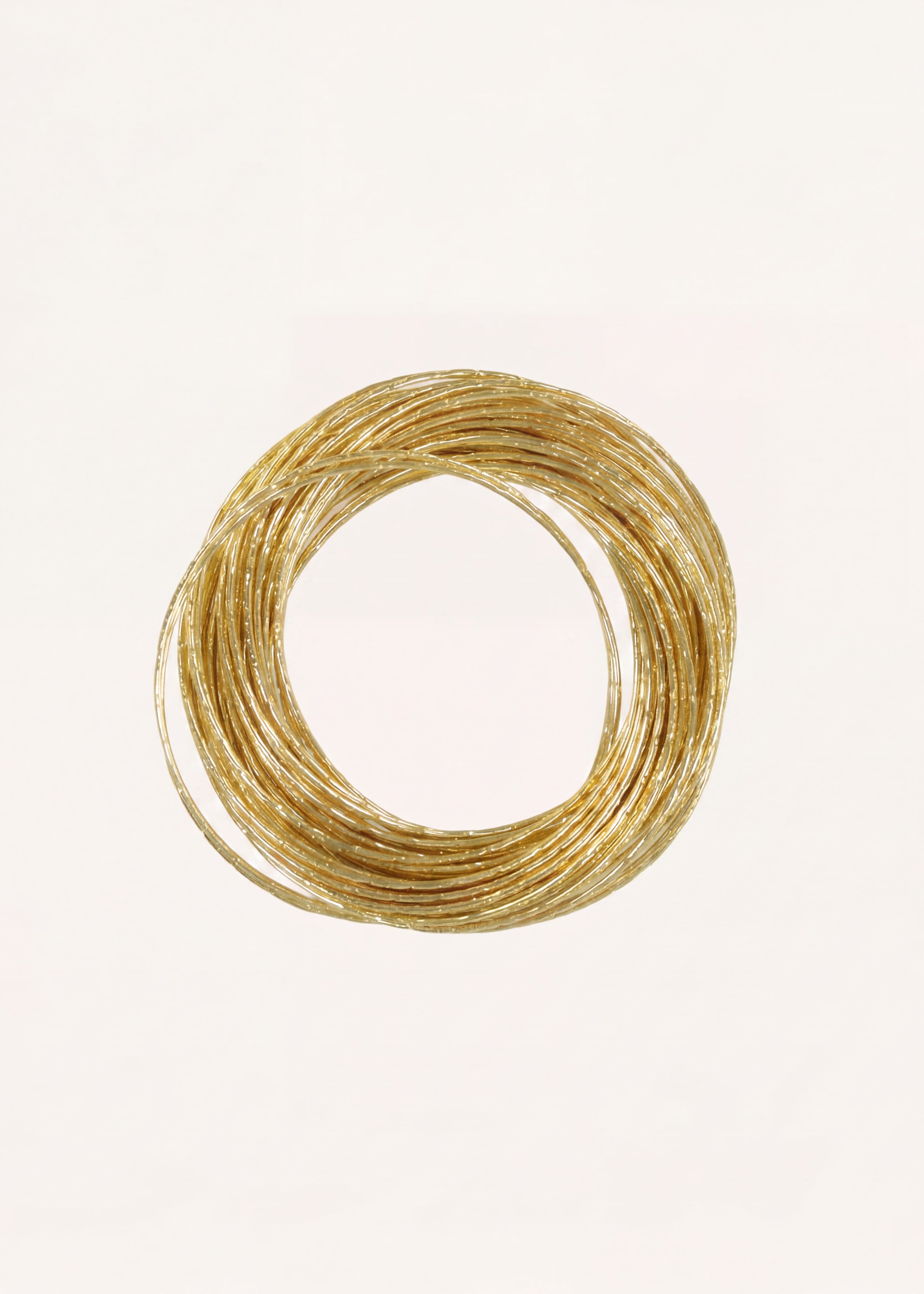 Bracciale multi-cerchi dorato