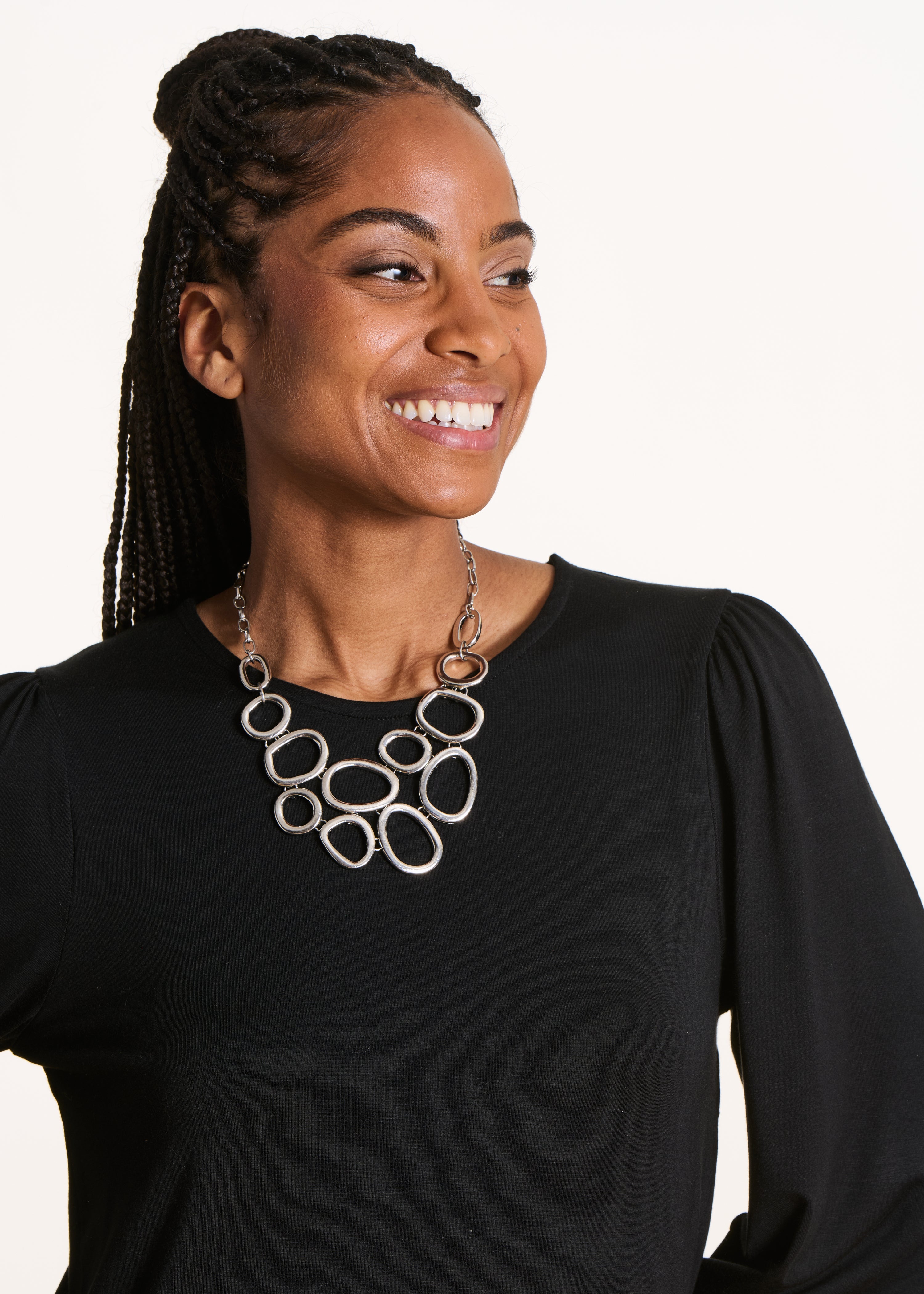 Adjustable Silver Chain Necklace