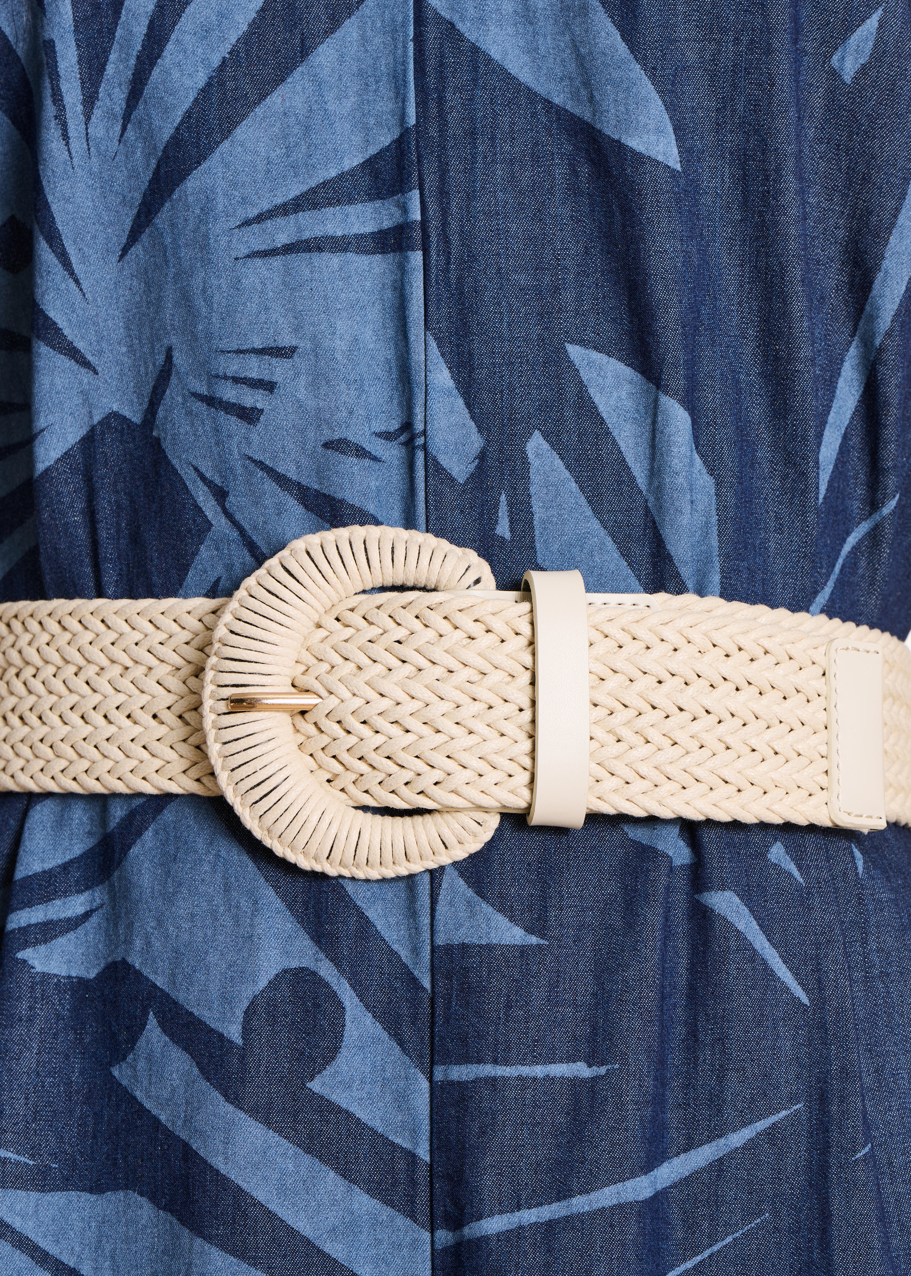 Cintura elastica larga écrue